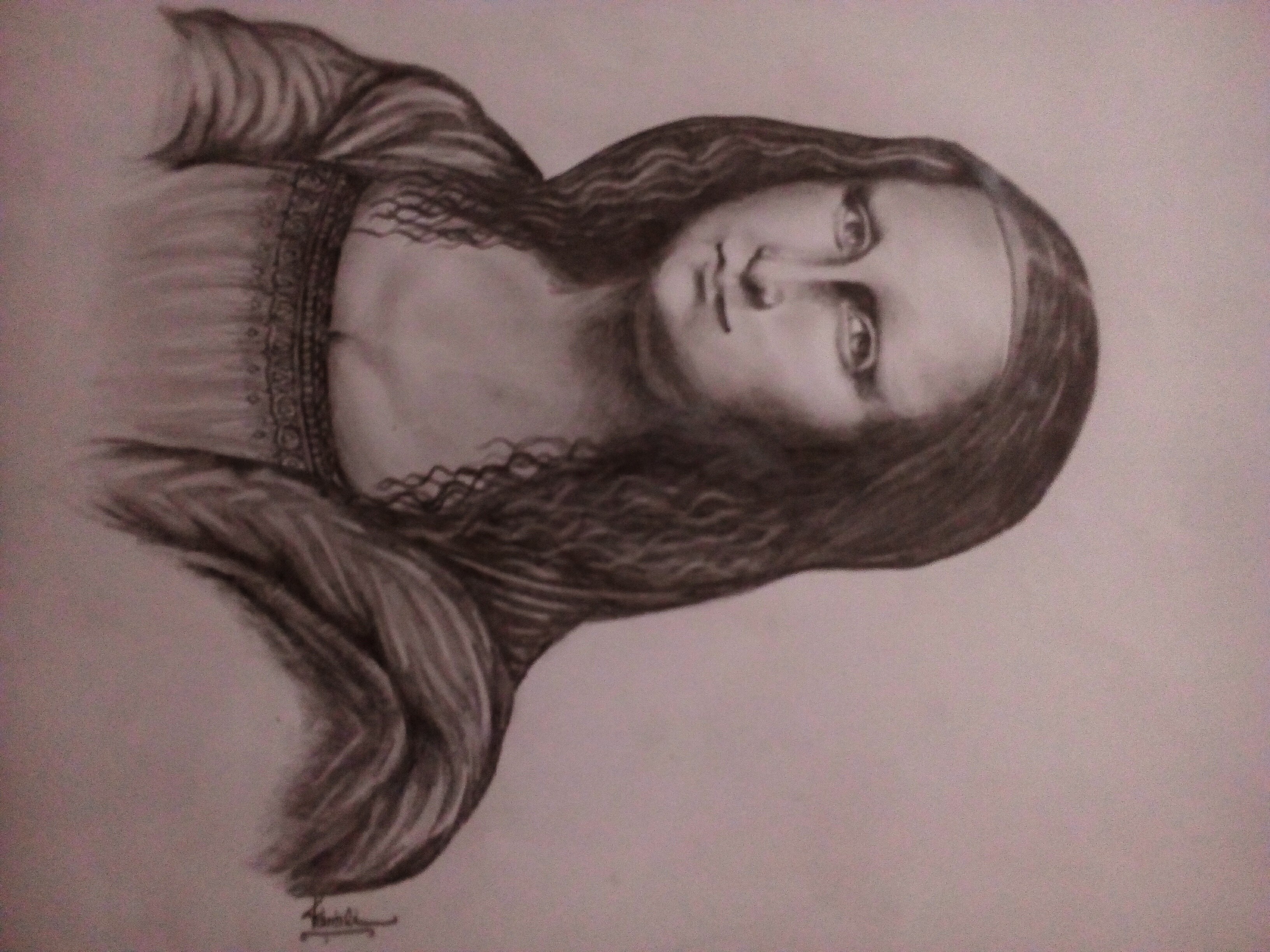 Portrait of Mona Lisa by  
