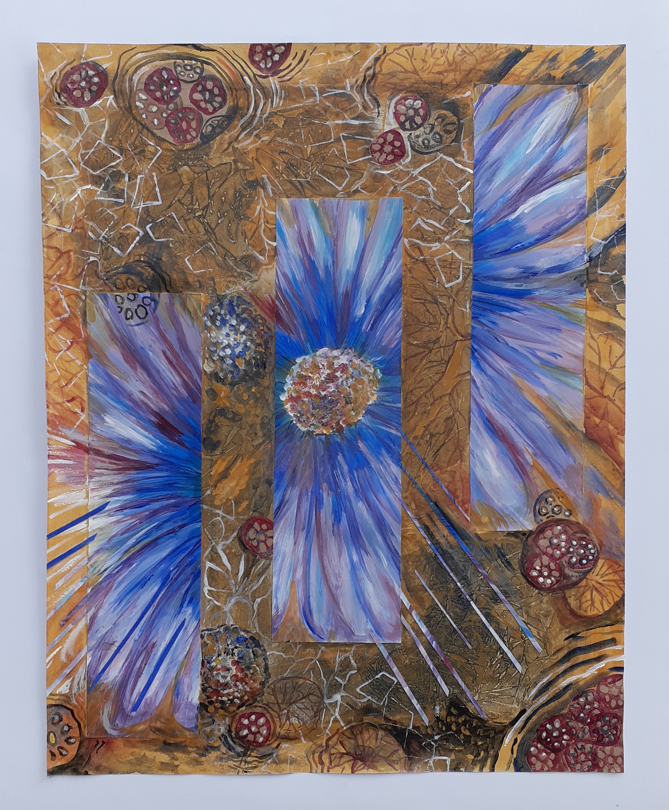 Blue lotus by Erandathie Damunupola