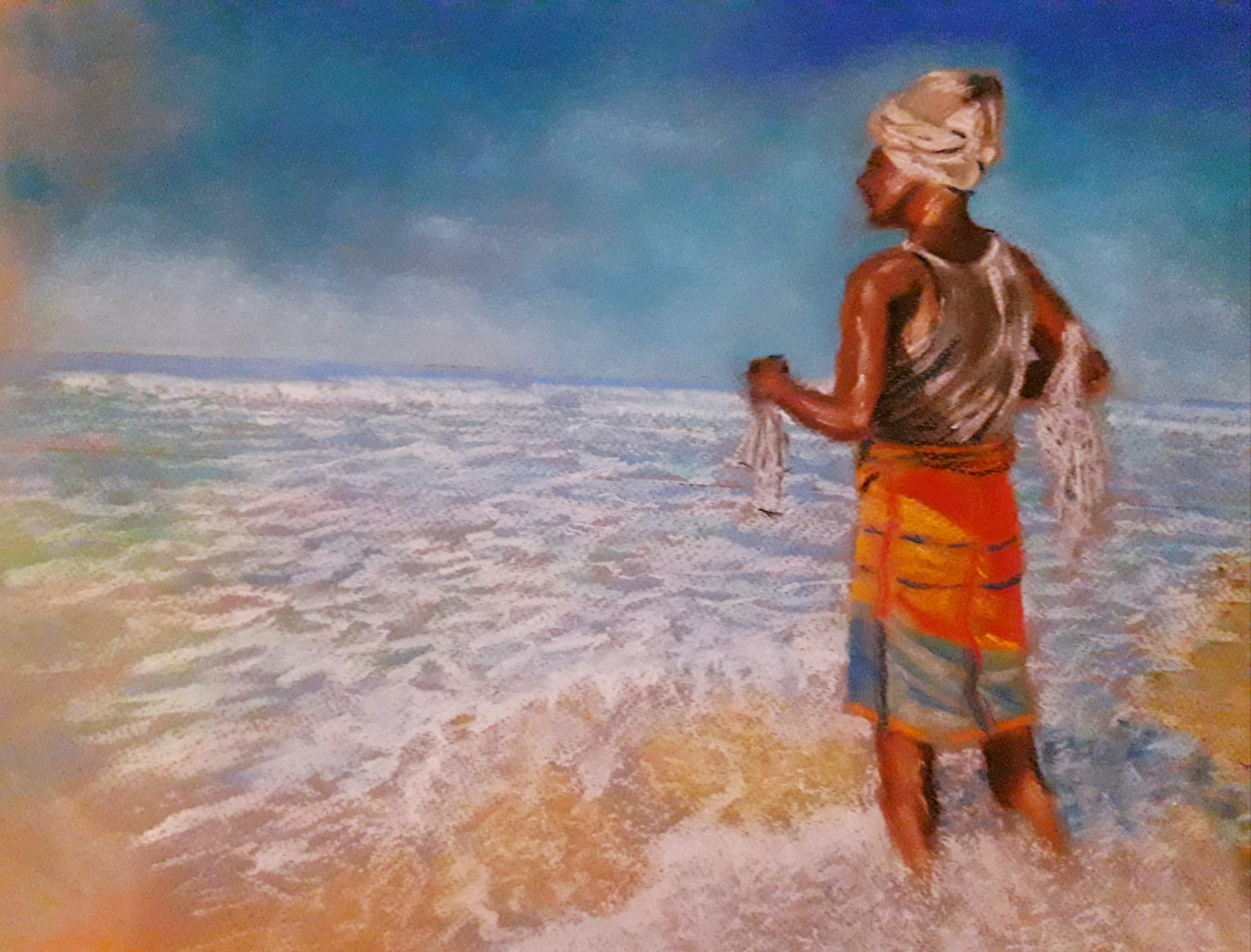 The fisherman by Dharsha Samarasinha