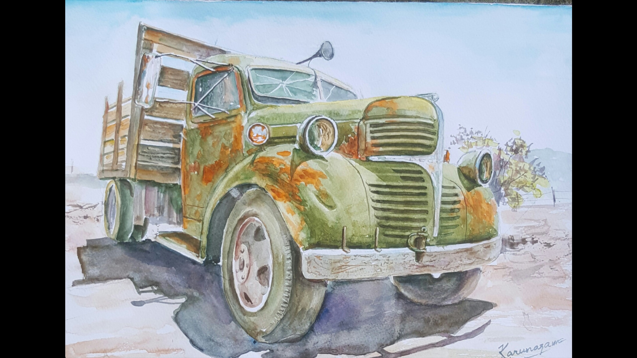 Vintage DODGE by Sarath Karunagama