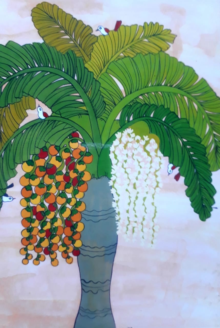 Palm Tree by Chandrika Shiromani