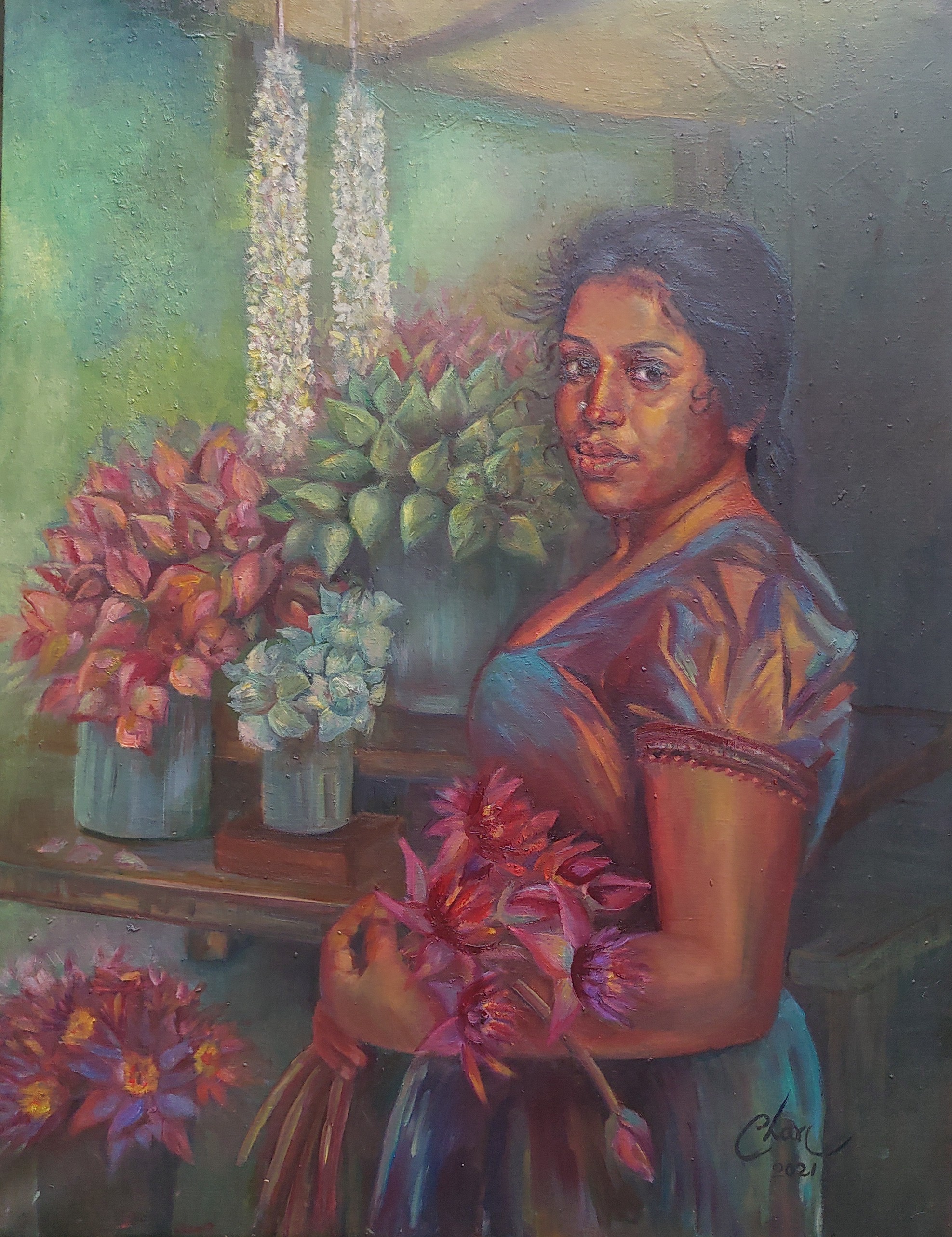 Flower Maiden by Charita Lay