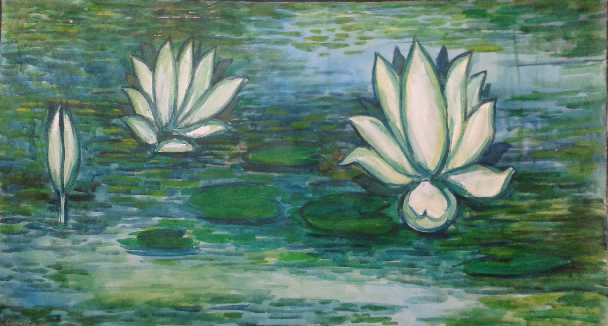 Lotus Pond by Wasantha Namaskara