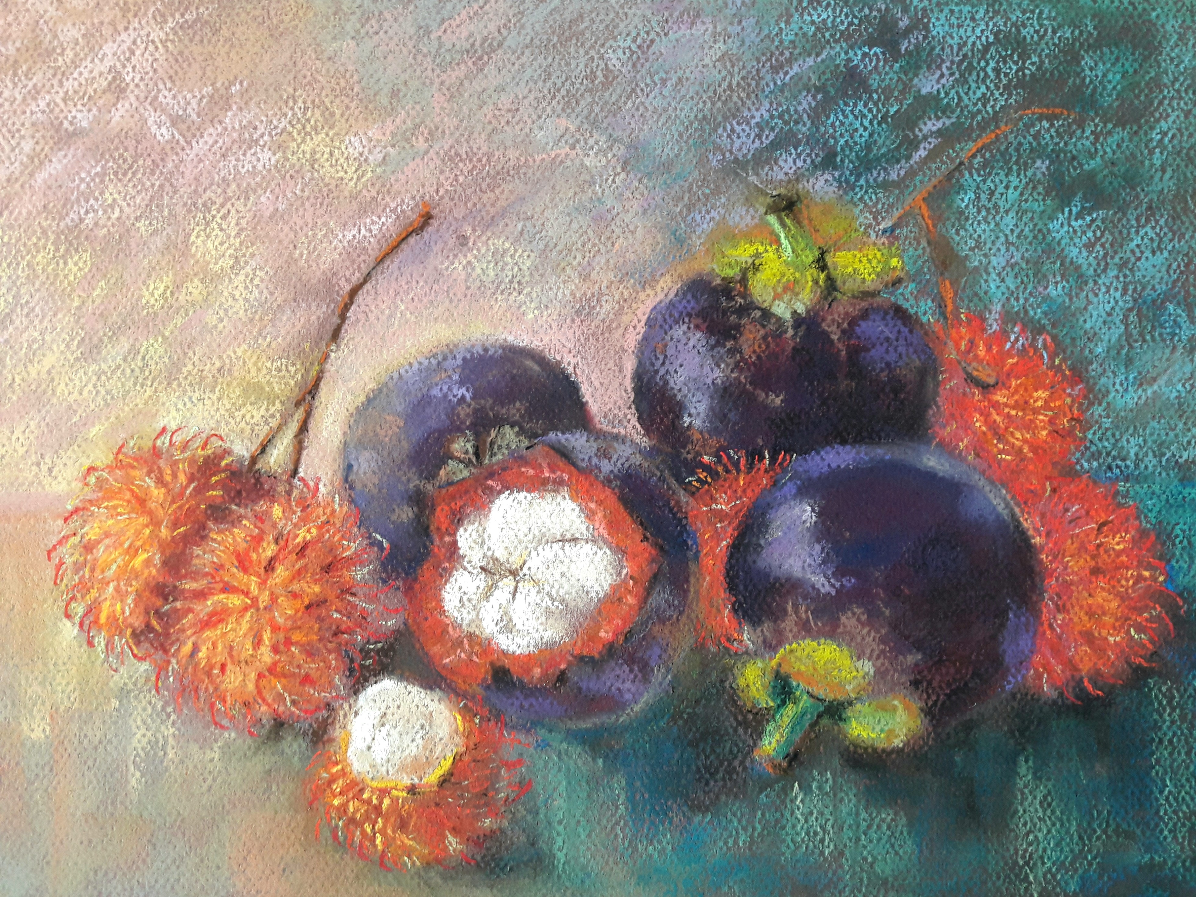 Rambutan and Mangosteen by Dharsha Samarasinha