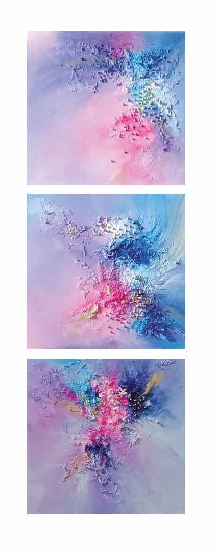 Abstract painting by Chammi Dineshika