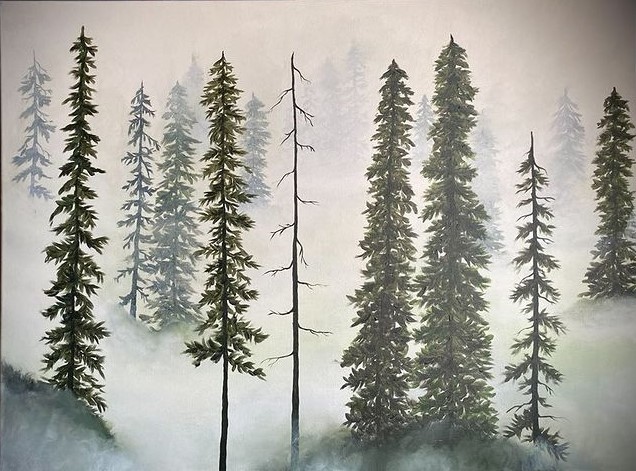 Misty Forest by Shaza Fahath
