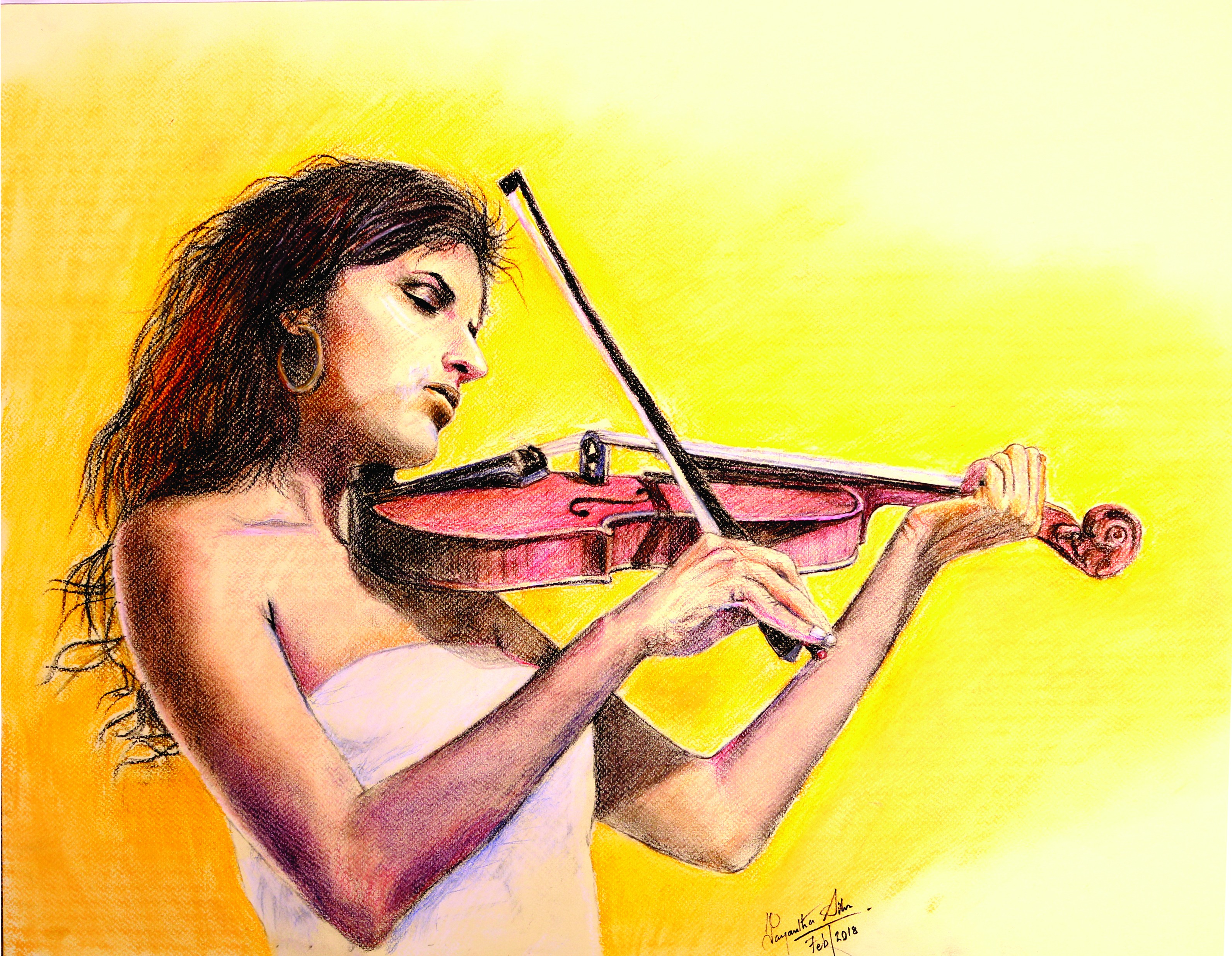 Fiddler by Jayantha Silva