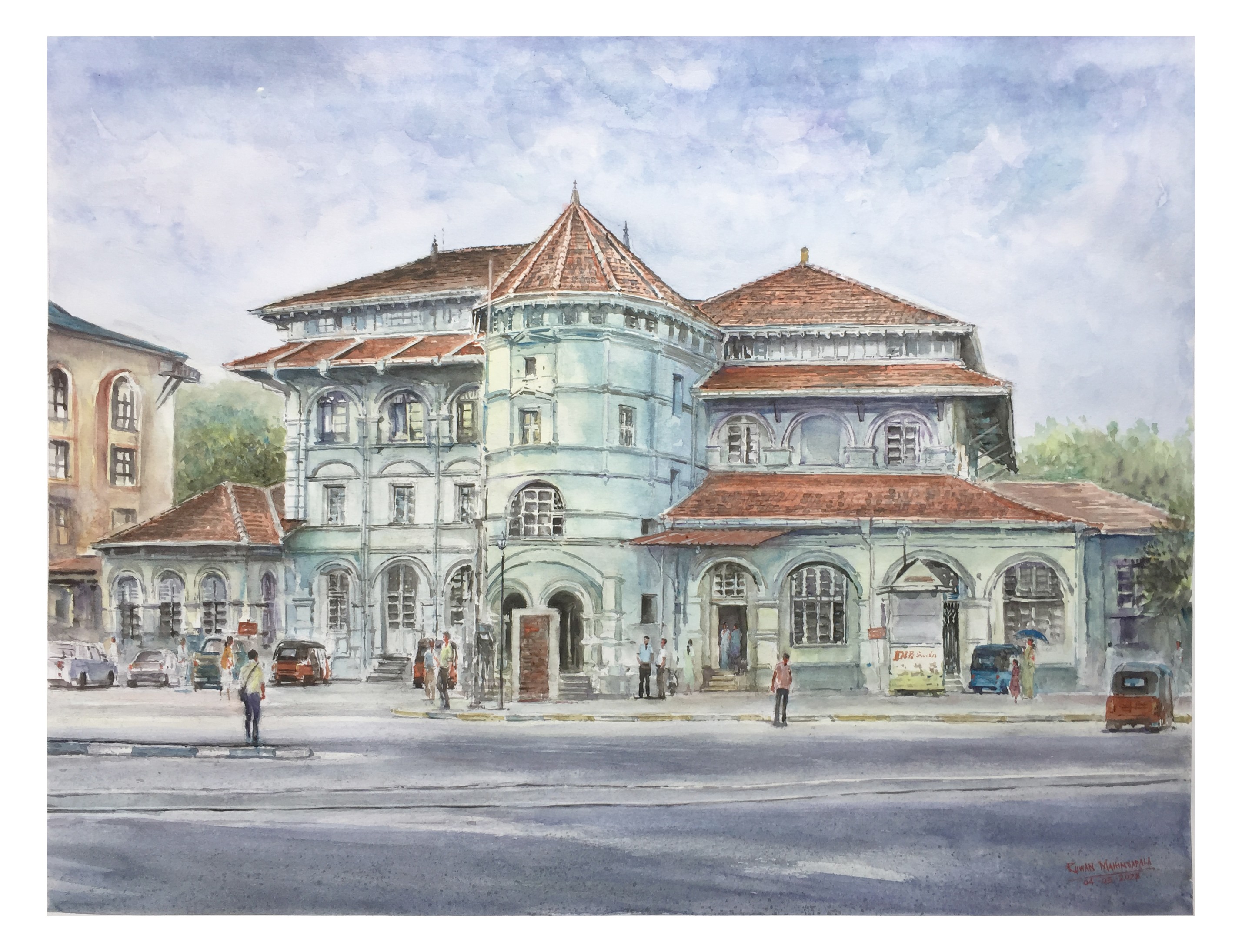 Kandy Post-office by RUWAN MAHINDAPALA