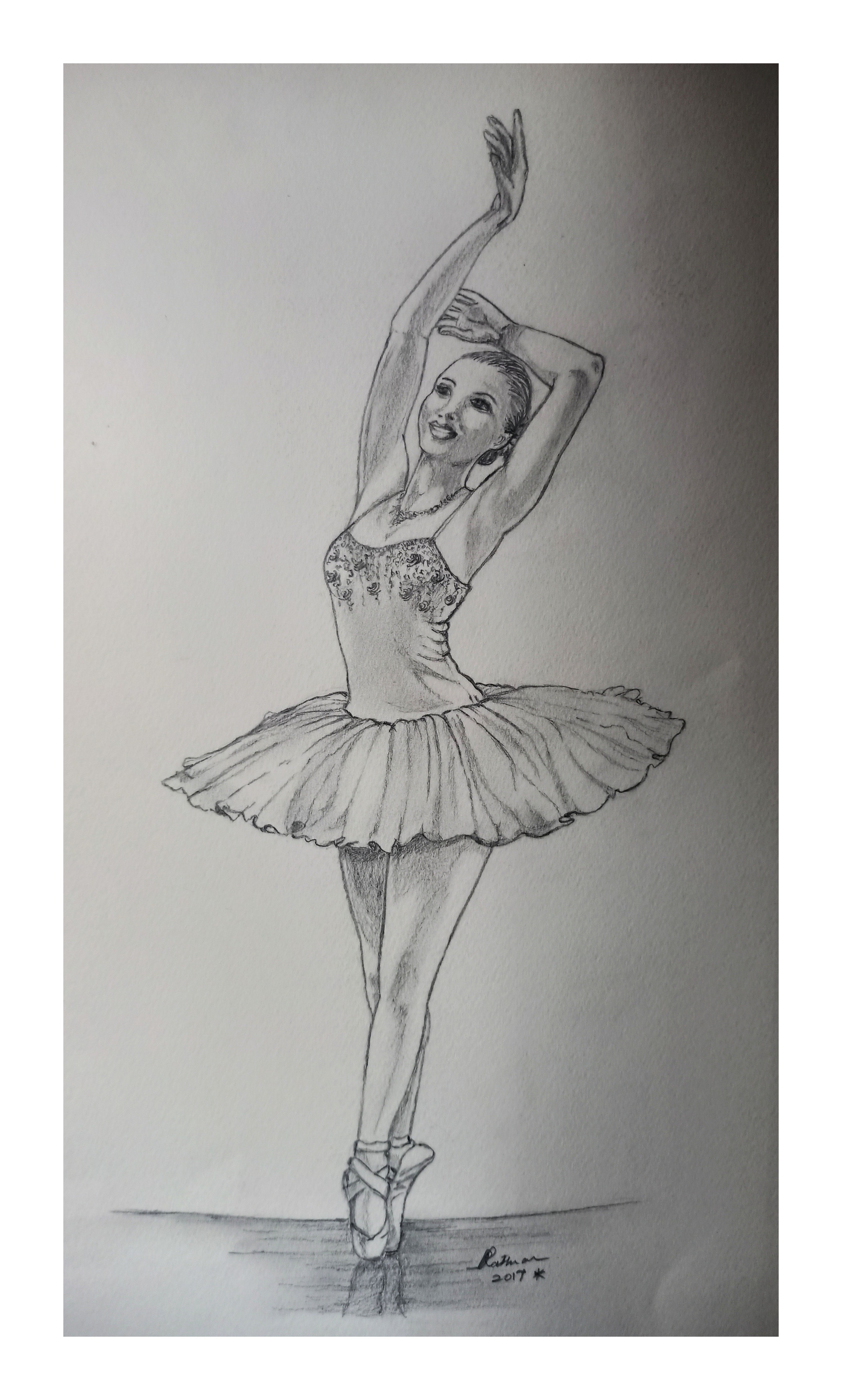 Ballet dancer by Rasika Pathirana