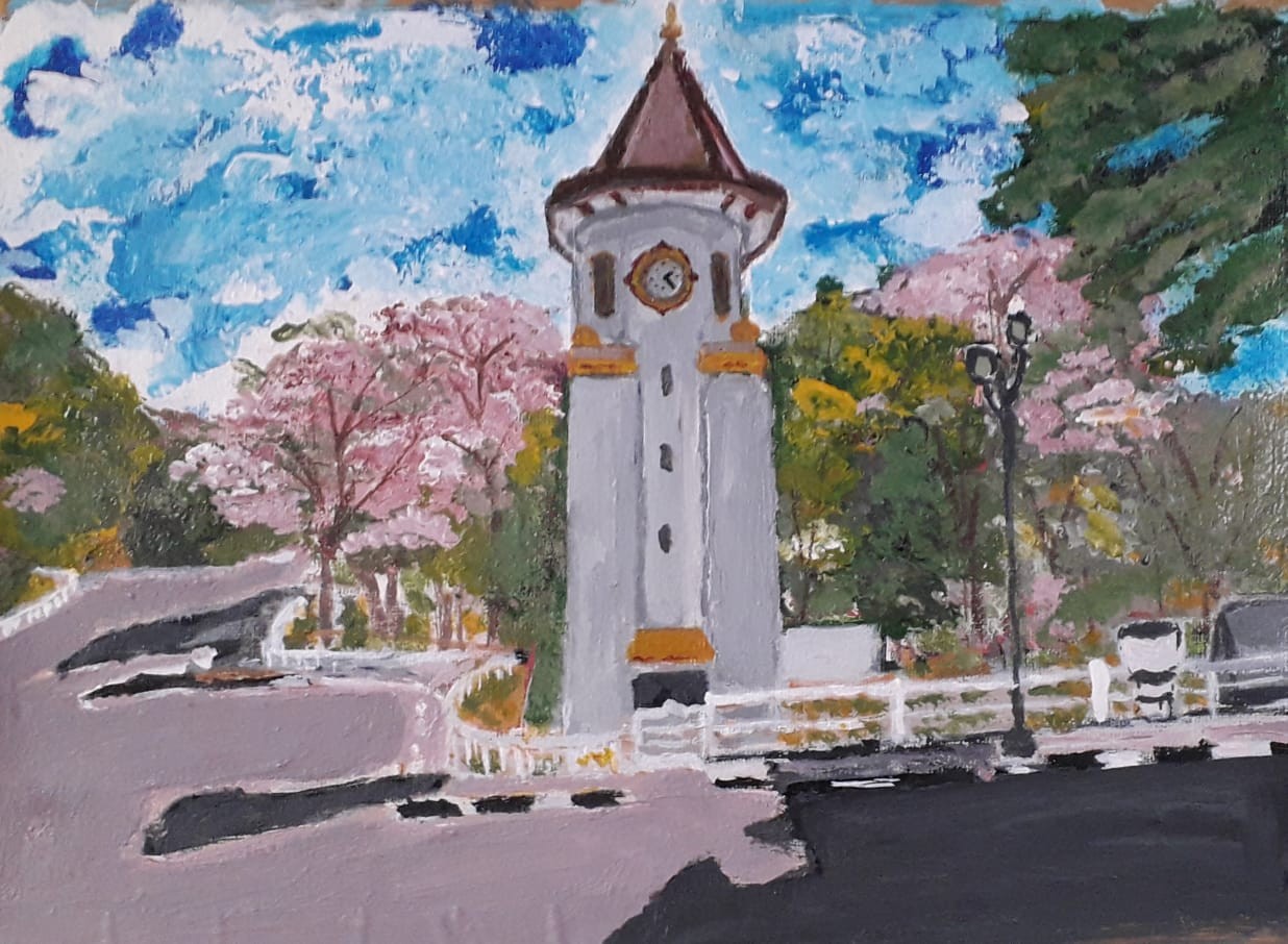 Kandy Clock Tower - by Simpson David