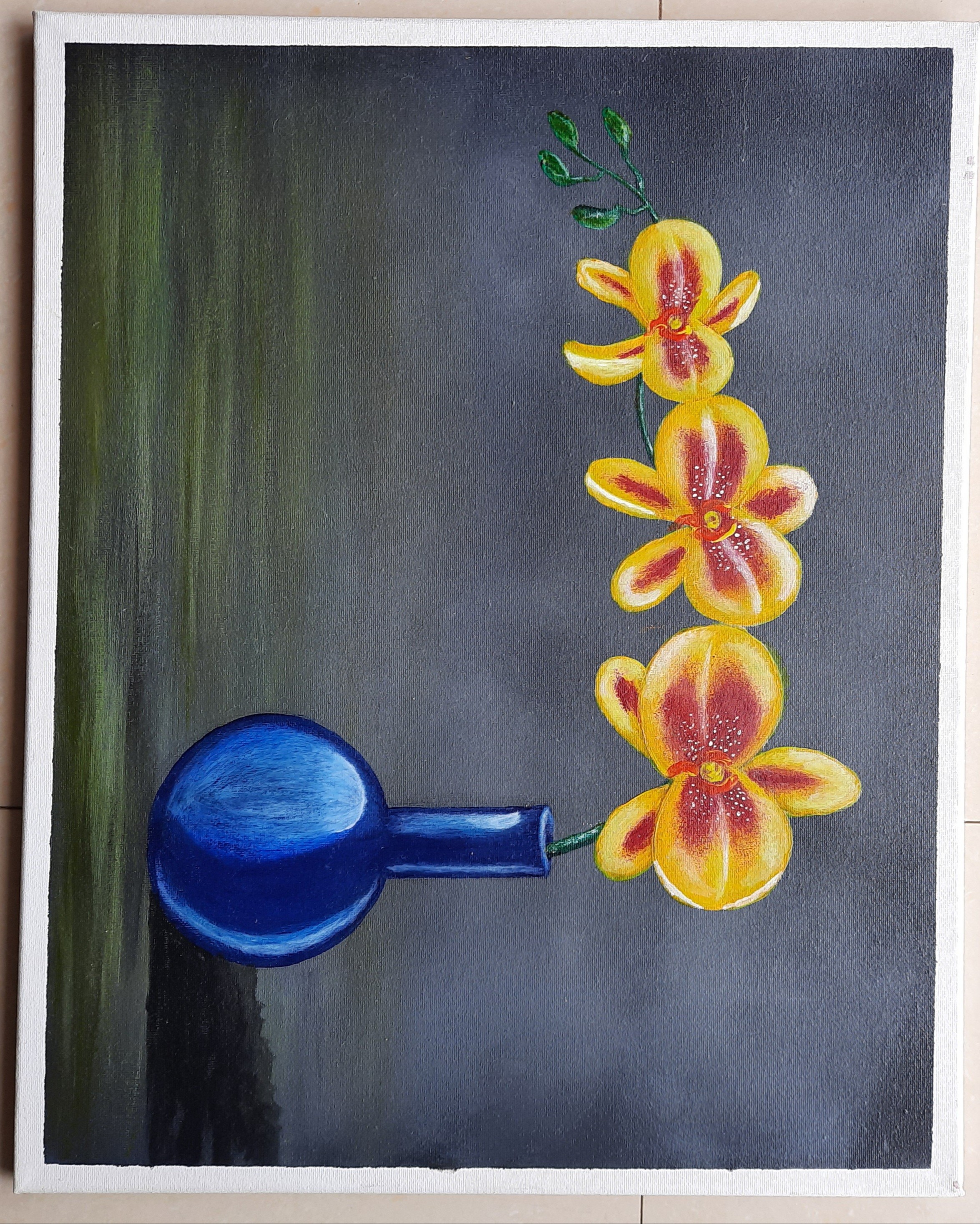 Yellow Orchids by Roshan Fernando