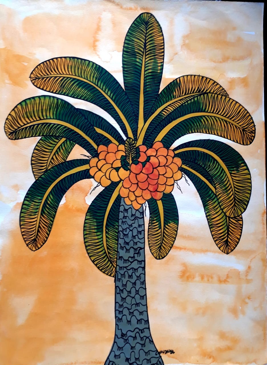 Palm-Tree by Chandrika Shiromani
