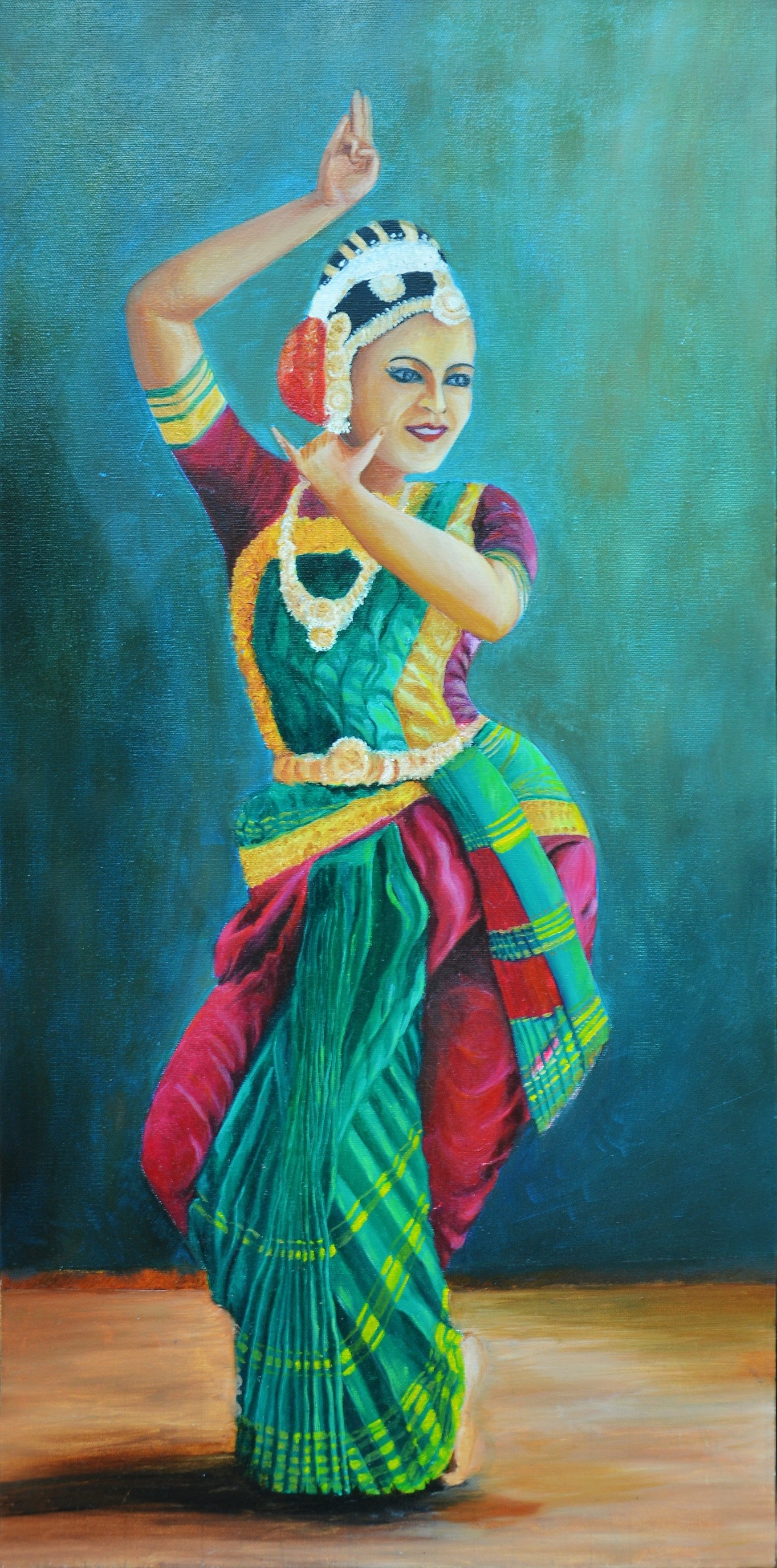 Indian Dancer by Susantha Galgodage