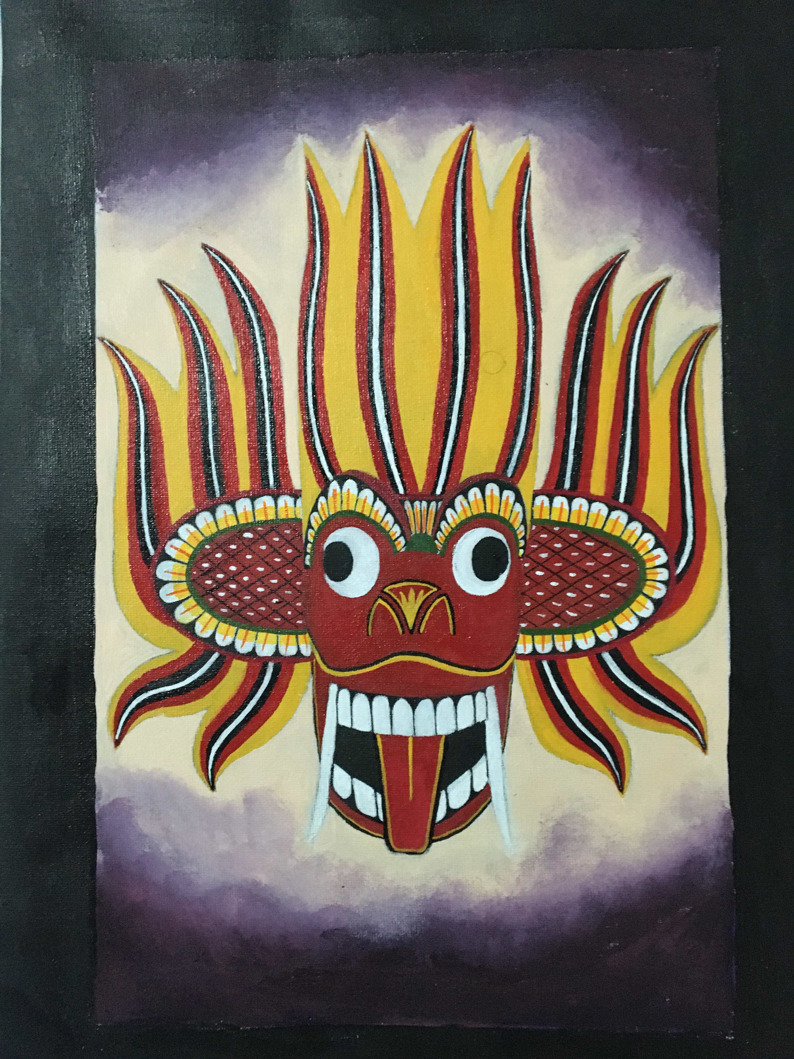 Garayak Devil Mask by Maleesha samararathne