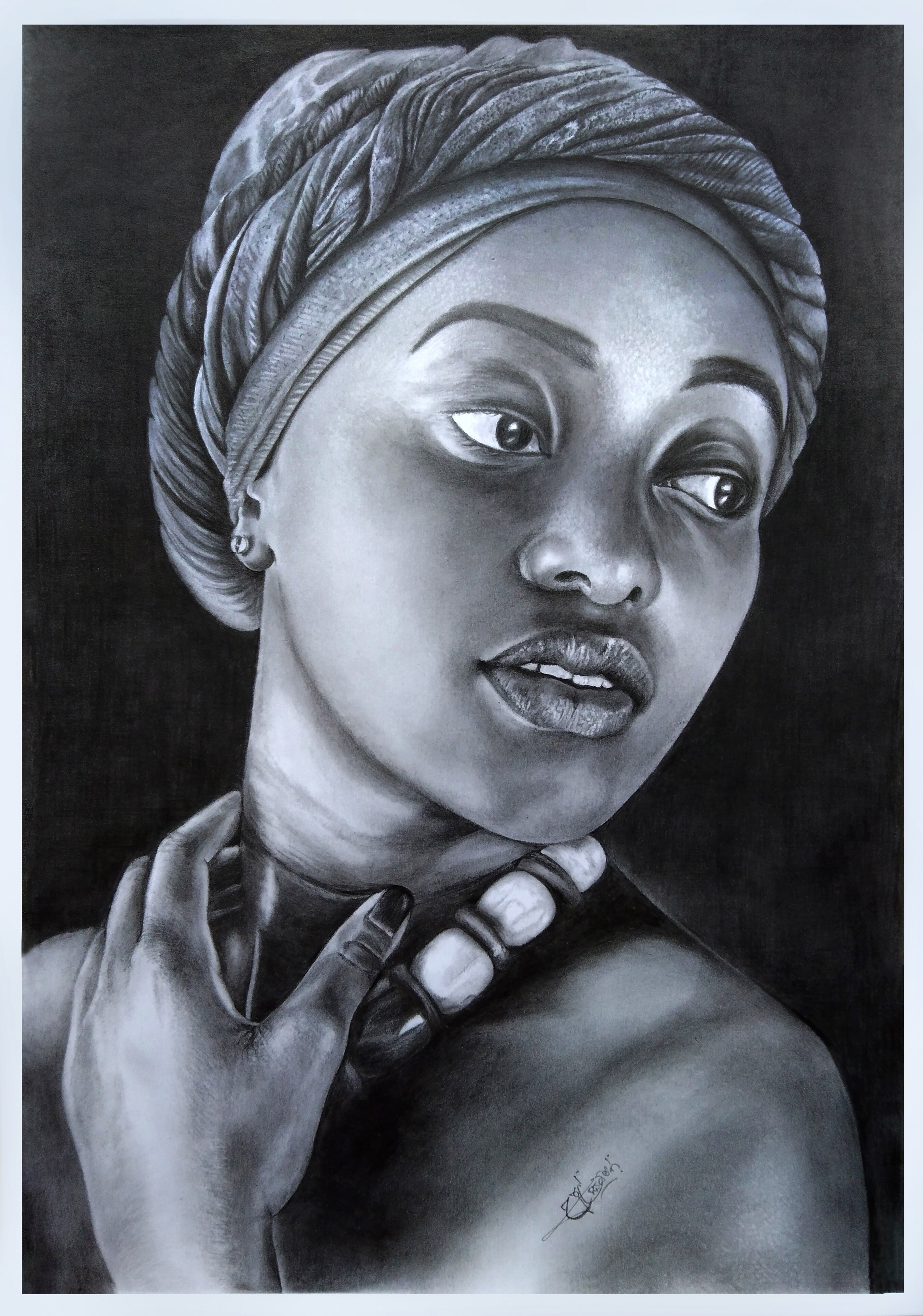 The Black woman by Upul Sampath
