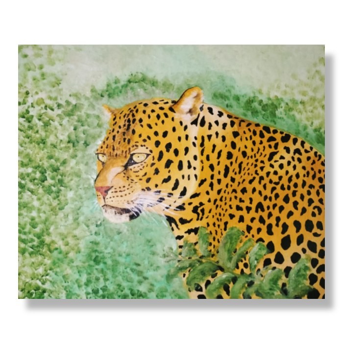 leopard by Pramitha Sagarage