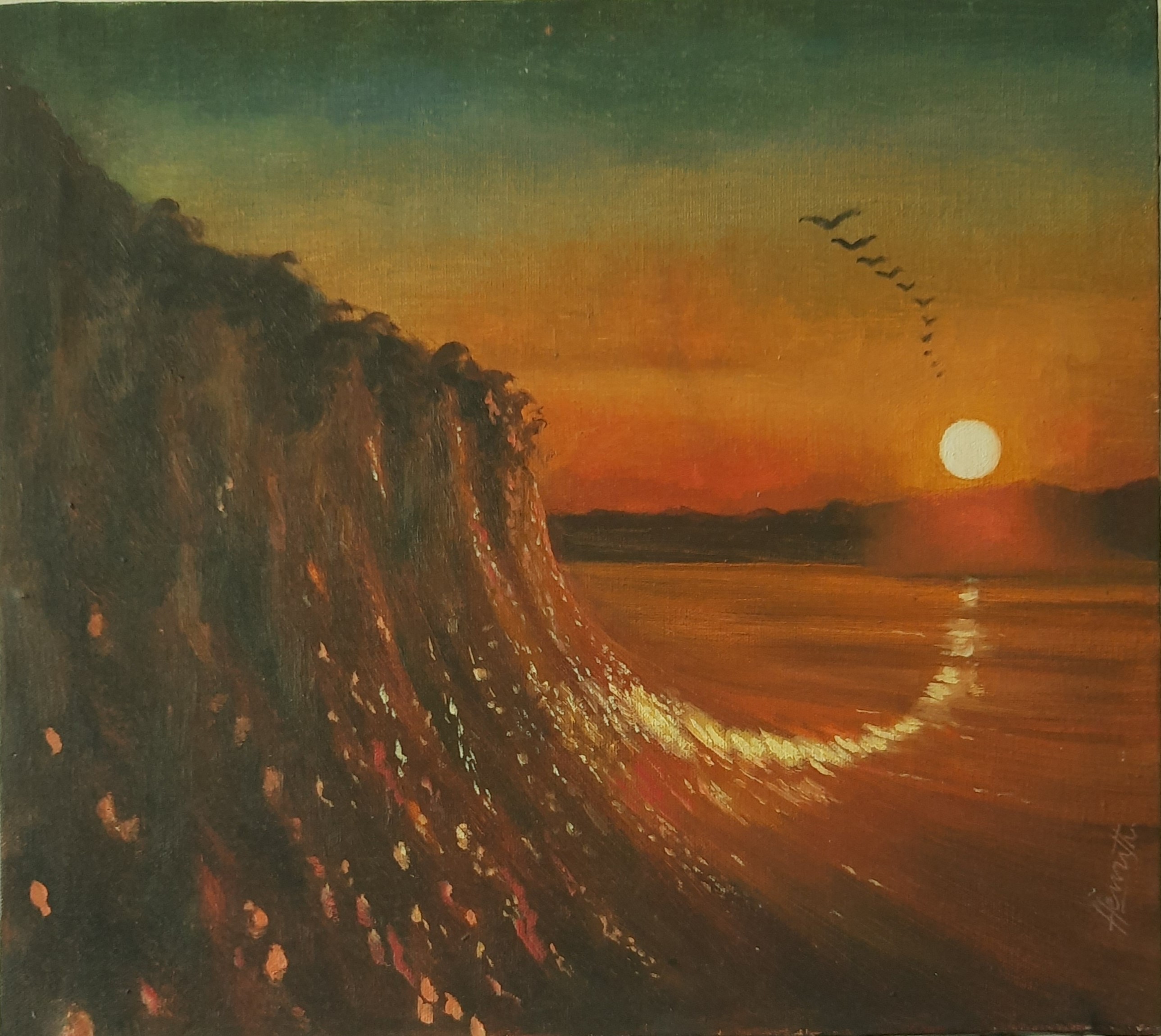 SEA WAVES by Hemantha Bogahawaththa