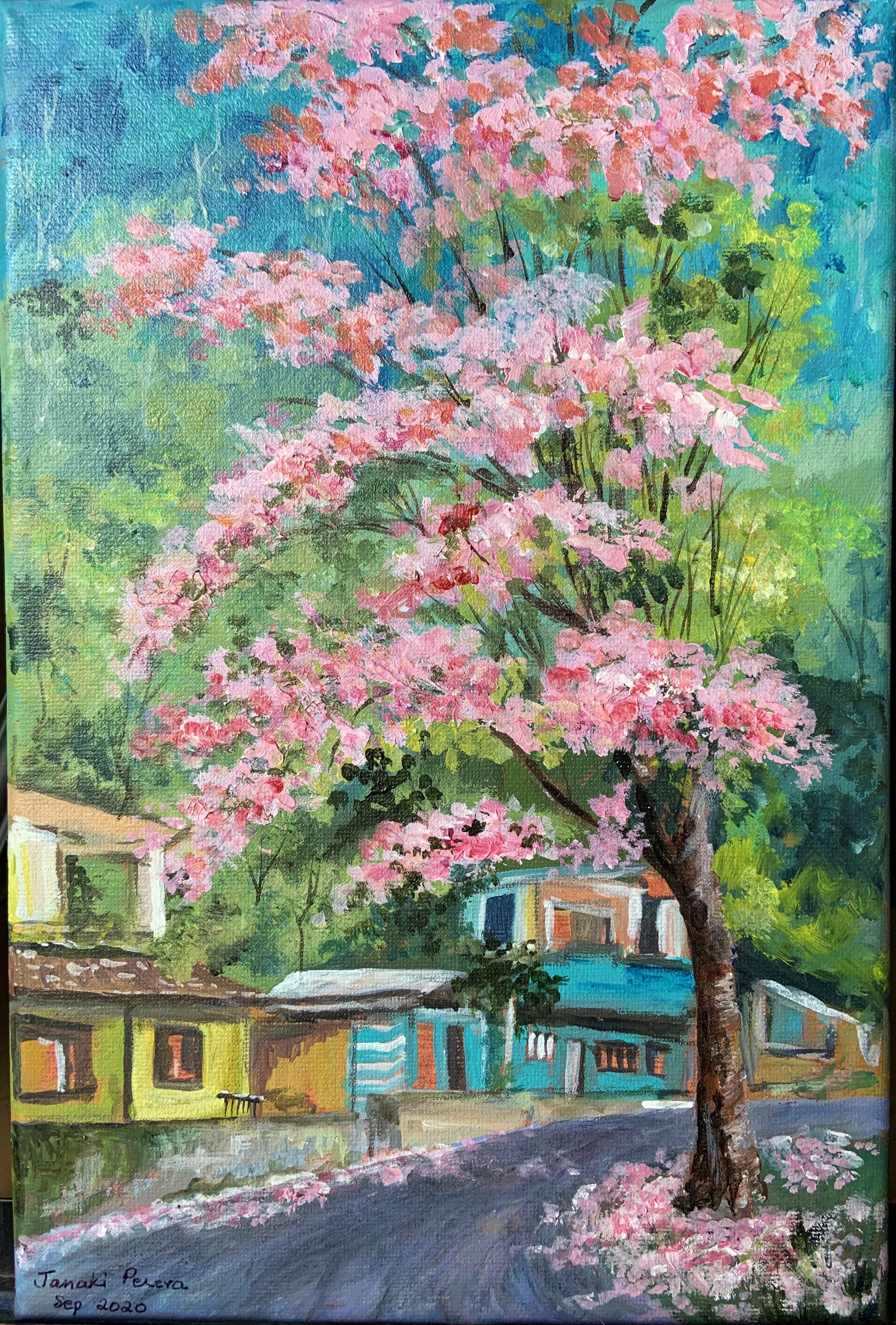 Kandy in April by Janaki Perera