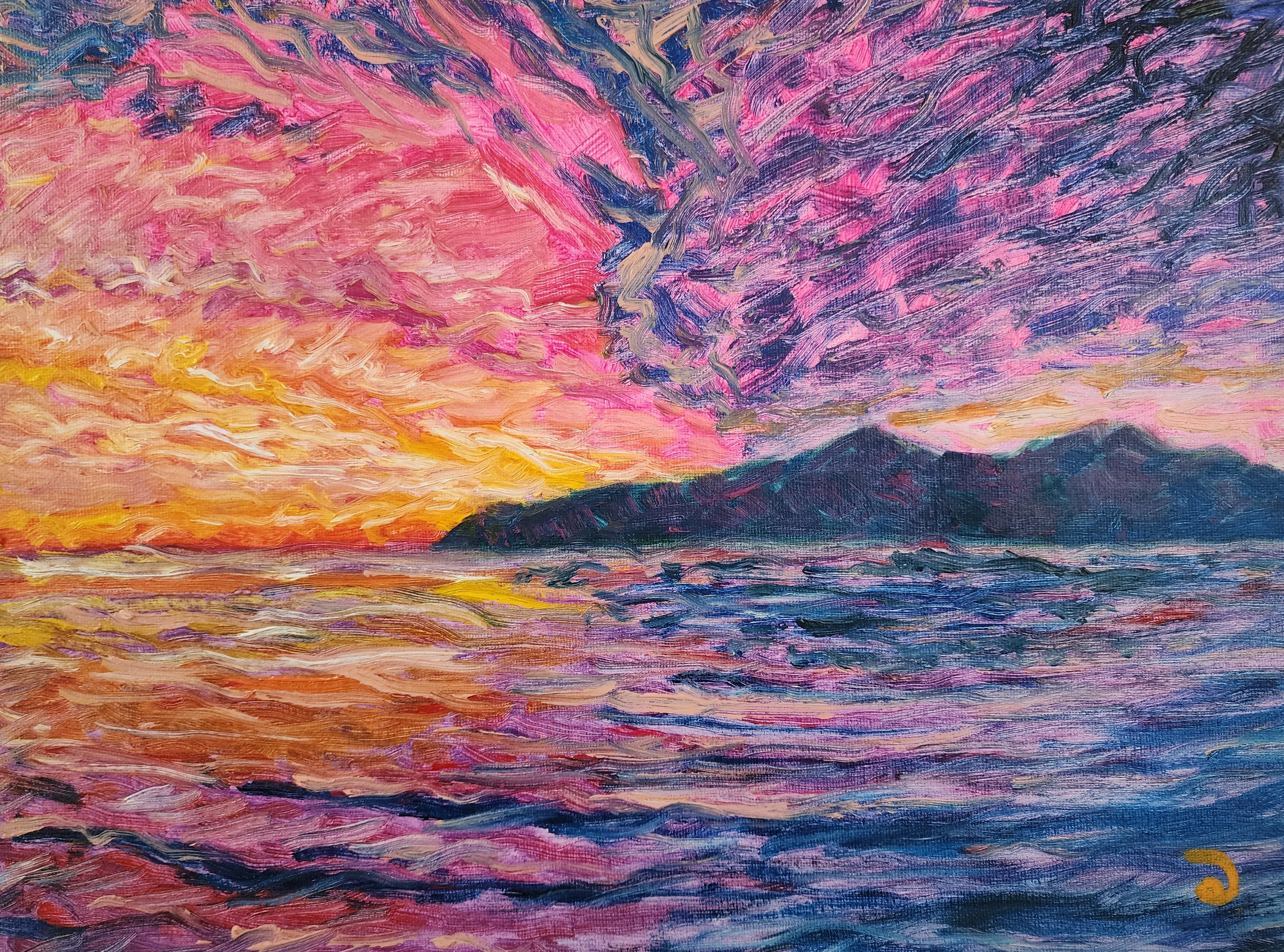 Sunset by Manu Fine Art