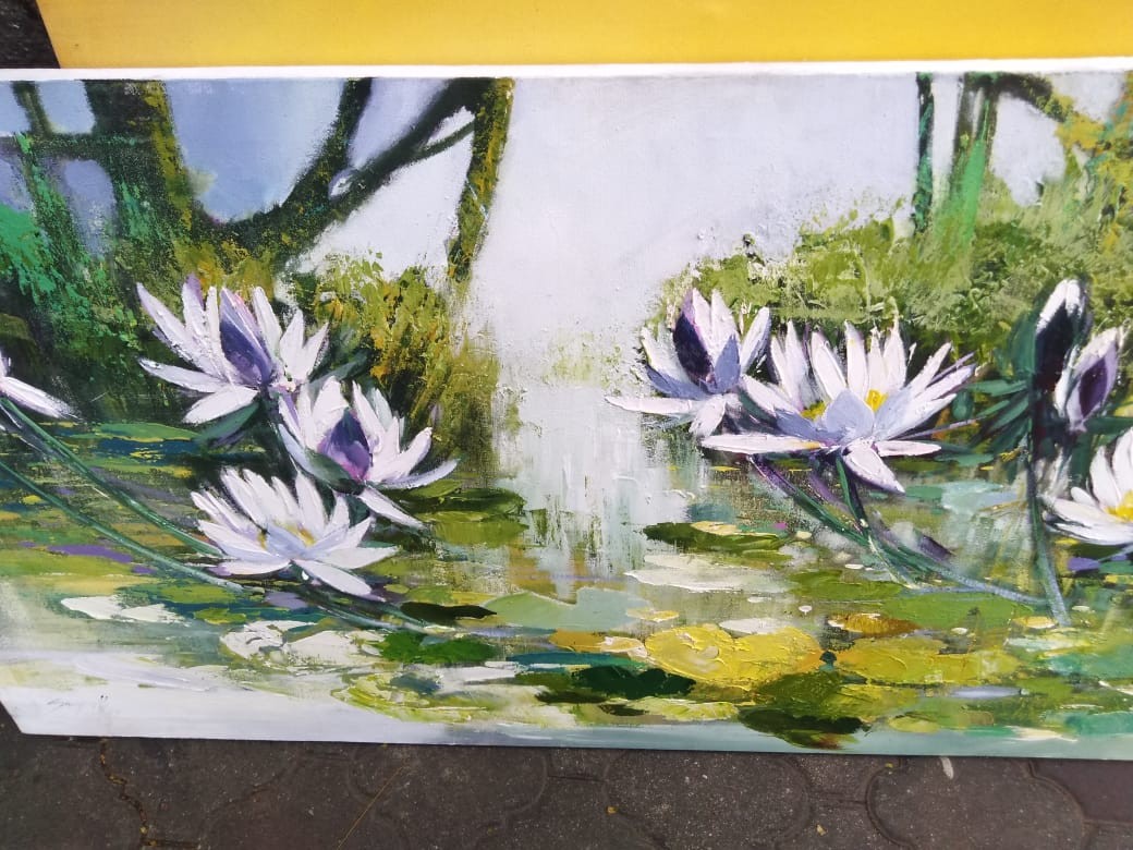 Lotus Pond by Sampath Niroshan