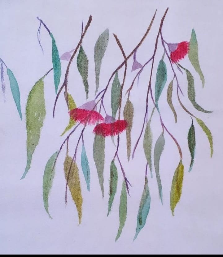 Flower creeps by Kalyani Weerasinghe