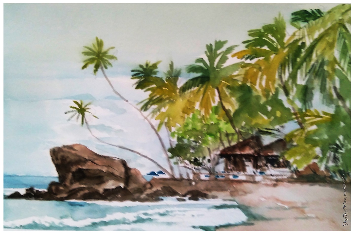 beach by Ranjan Ekanayake