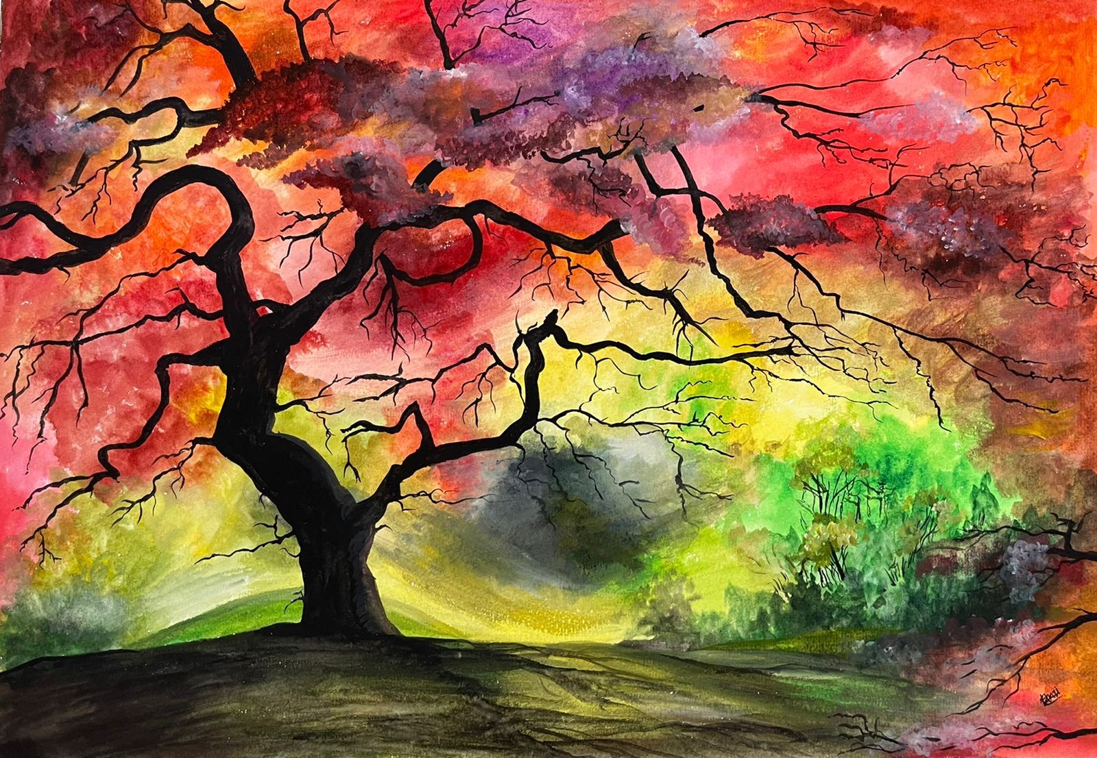 The color Tree by Anusha Seermaran
