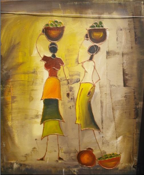 Going to the market by Gayathri Samaranayake