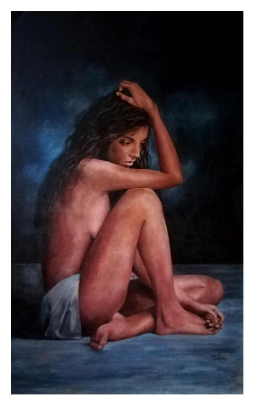 Nude Girl by Hemantha Warakapitiya