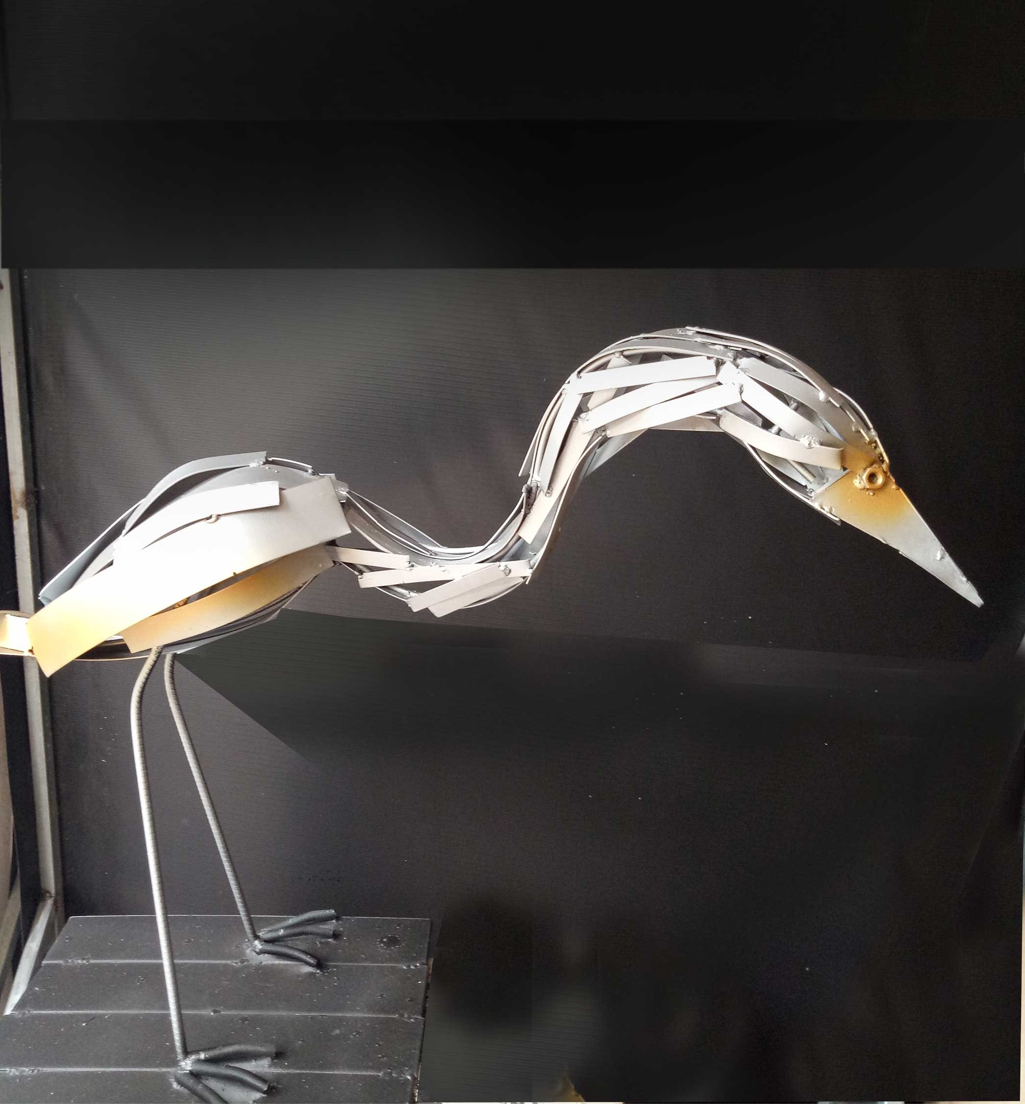 metal bird by Nalin Jayasena