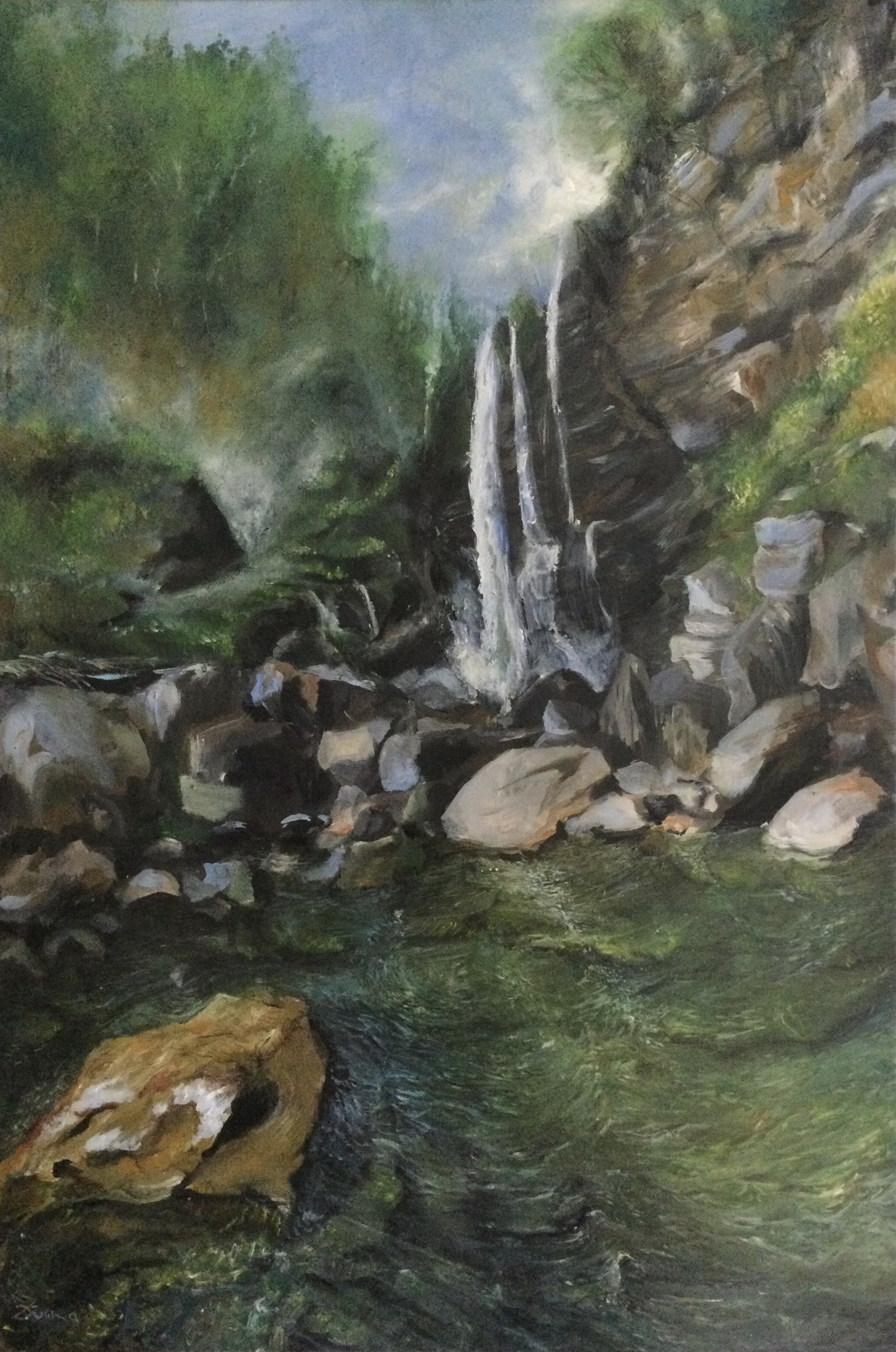 Lakshapana Waterfalls by Dulika Silva