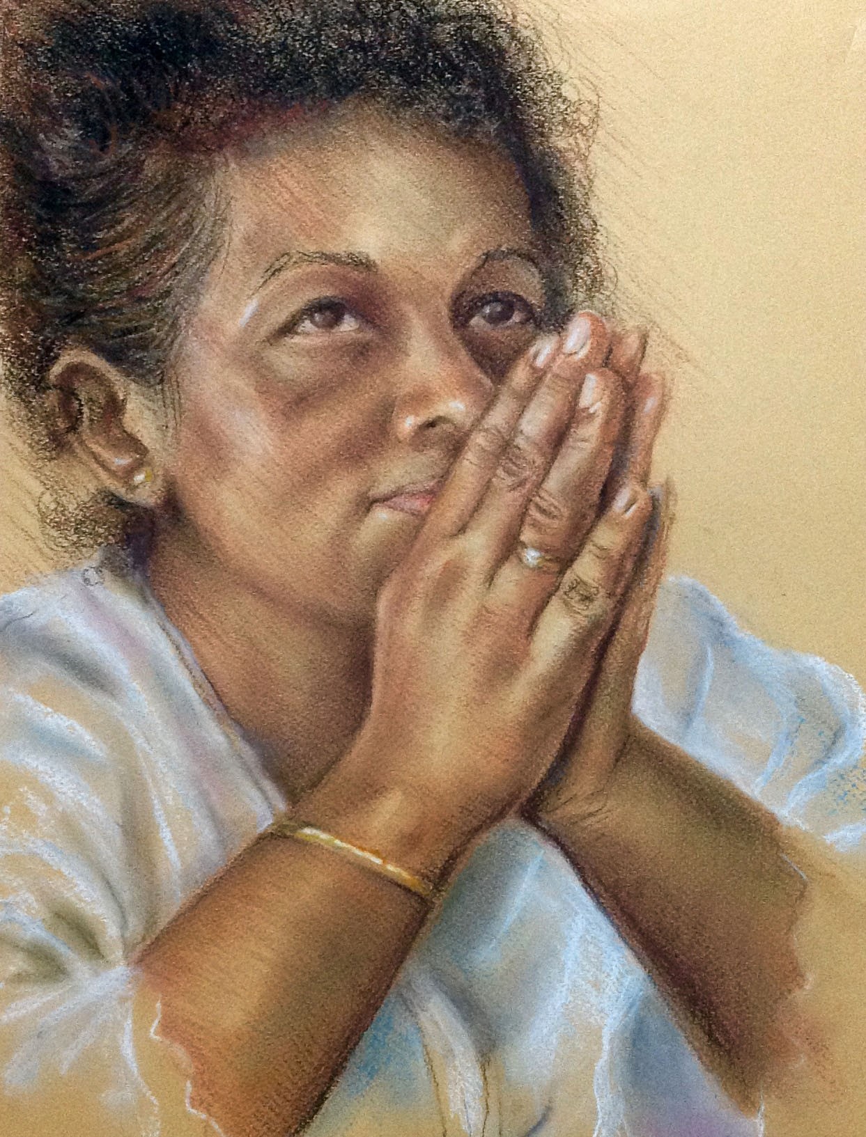 Praying hands by Dillai Joseph