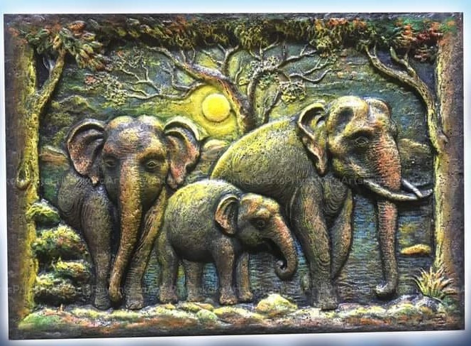 Elephant Gang by Wasantha Hetti Arachchi
