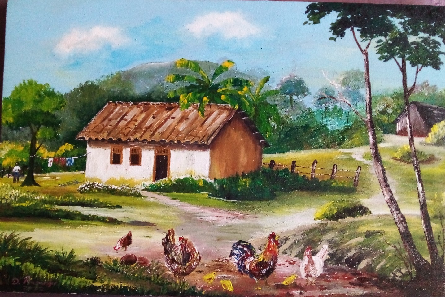 Village 3 by Dhamitha Rasangee