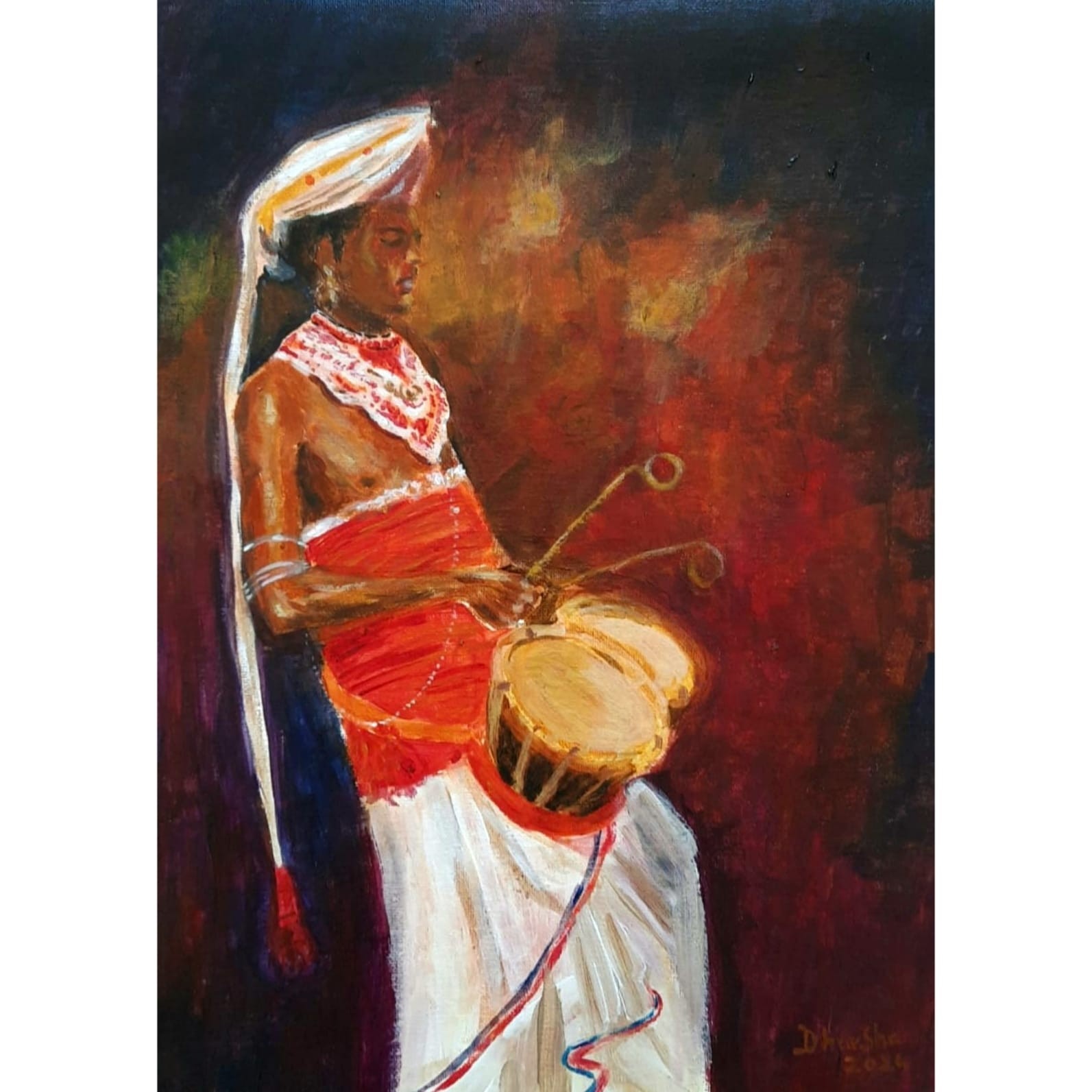 The beat of the drum by Dharsha Samarasinha