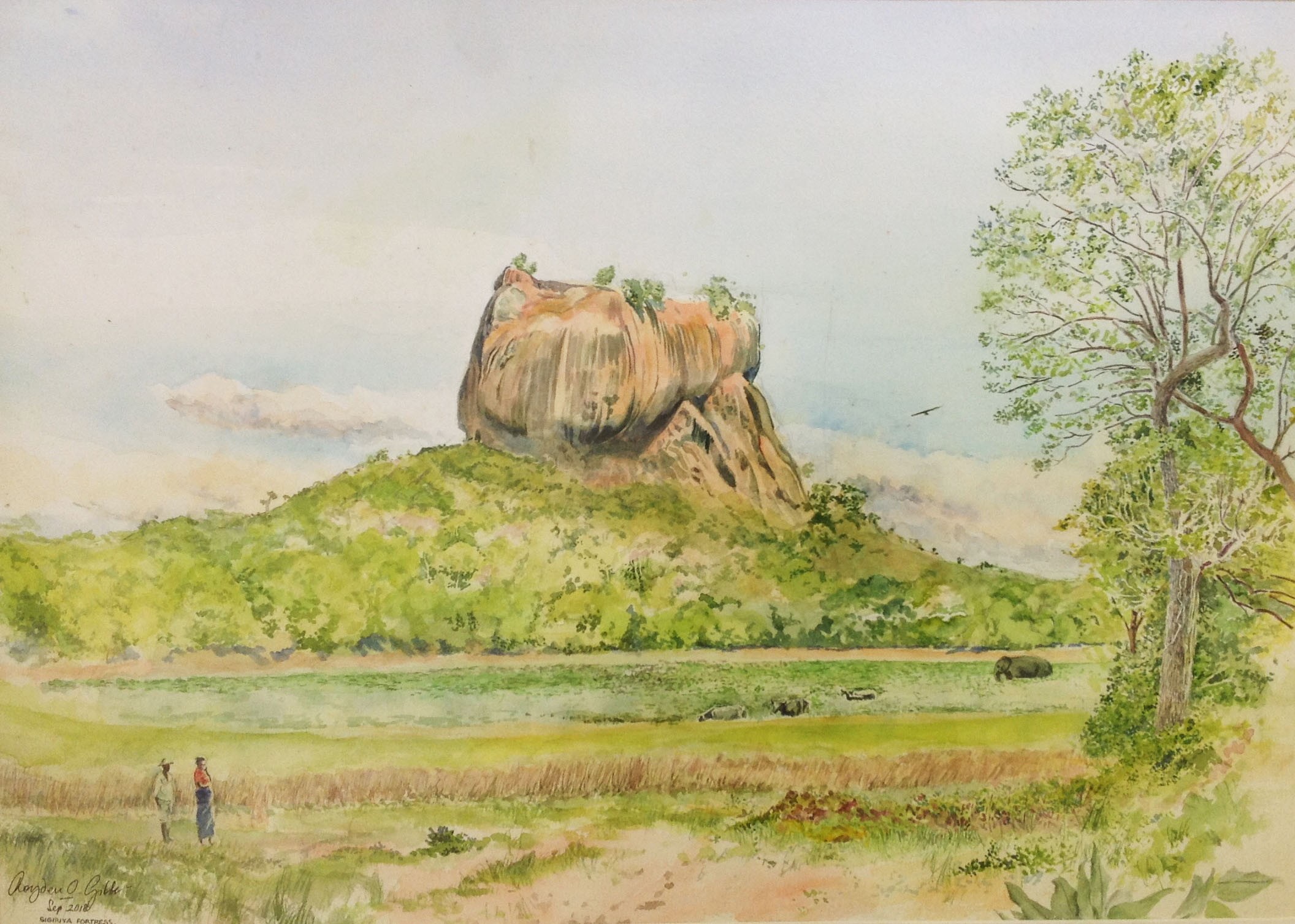 Sigiriya by Royden Gibbs