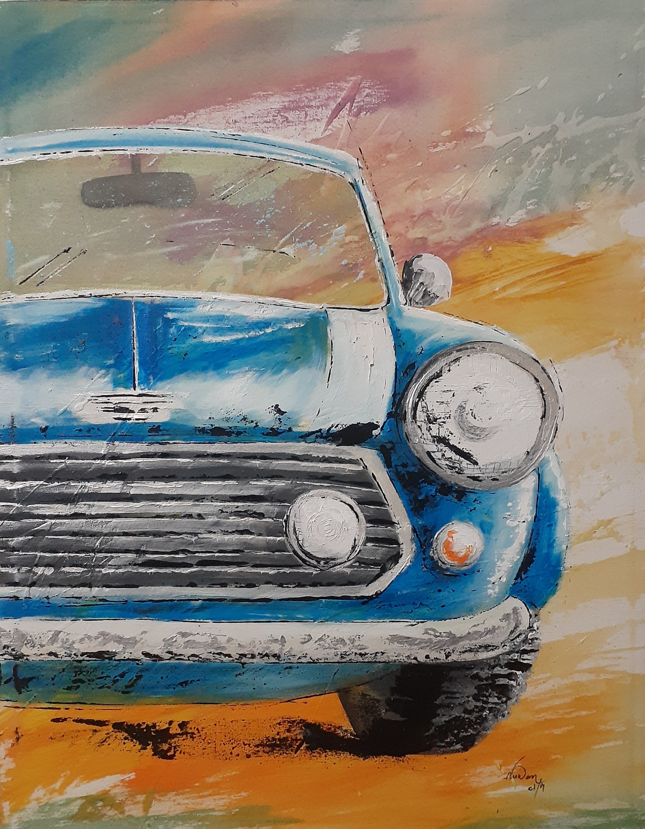 Vehicle art by D.S.Kokila Dunumalage