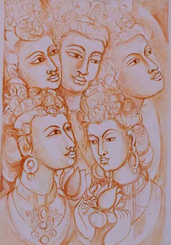 The god by Wasantha Namaskara