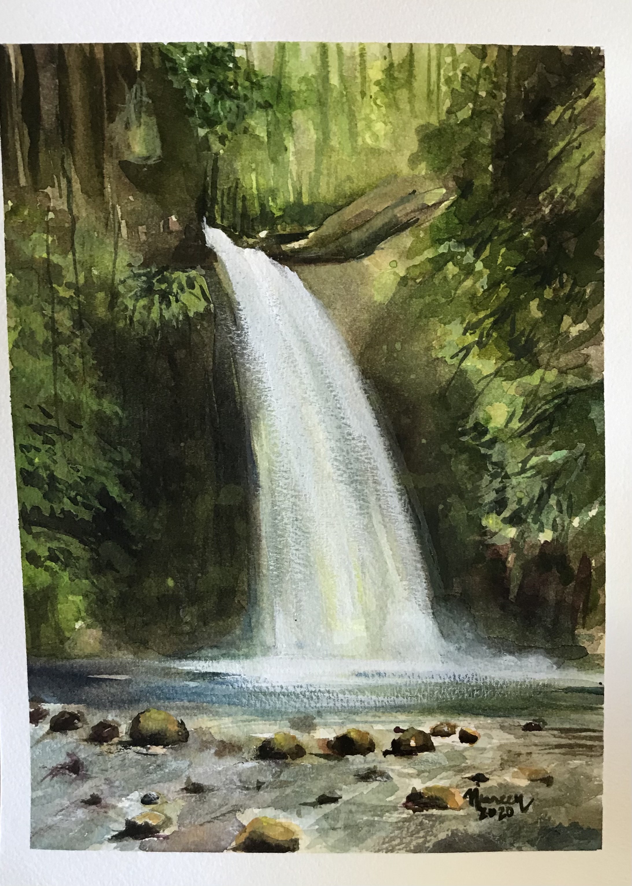 Waterfall by Nisreen Amiruddeen