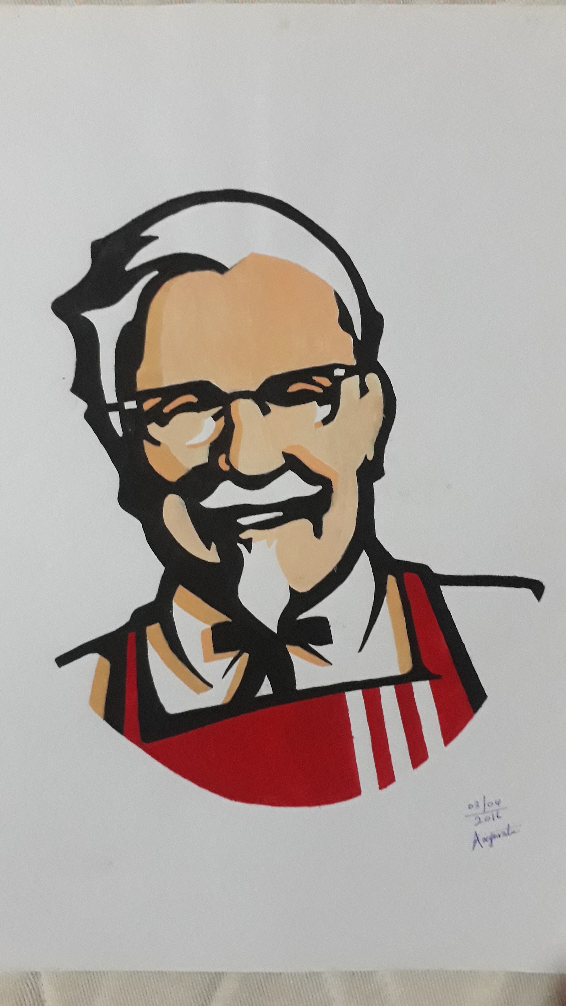 Colonel Sanders by Pasindu Ariyarathne