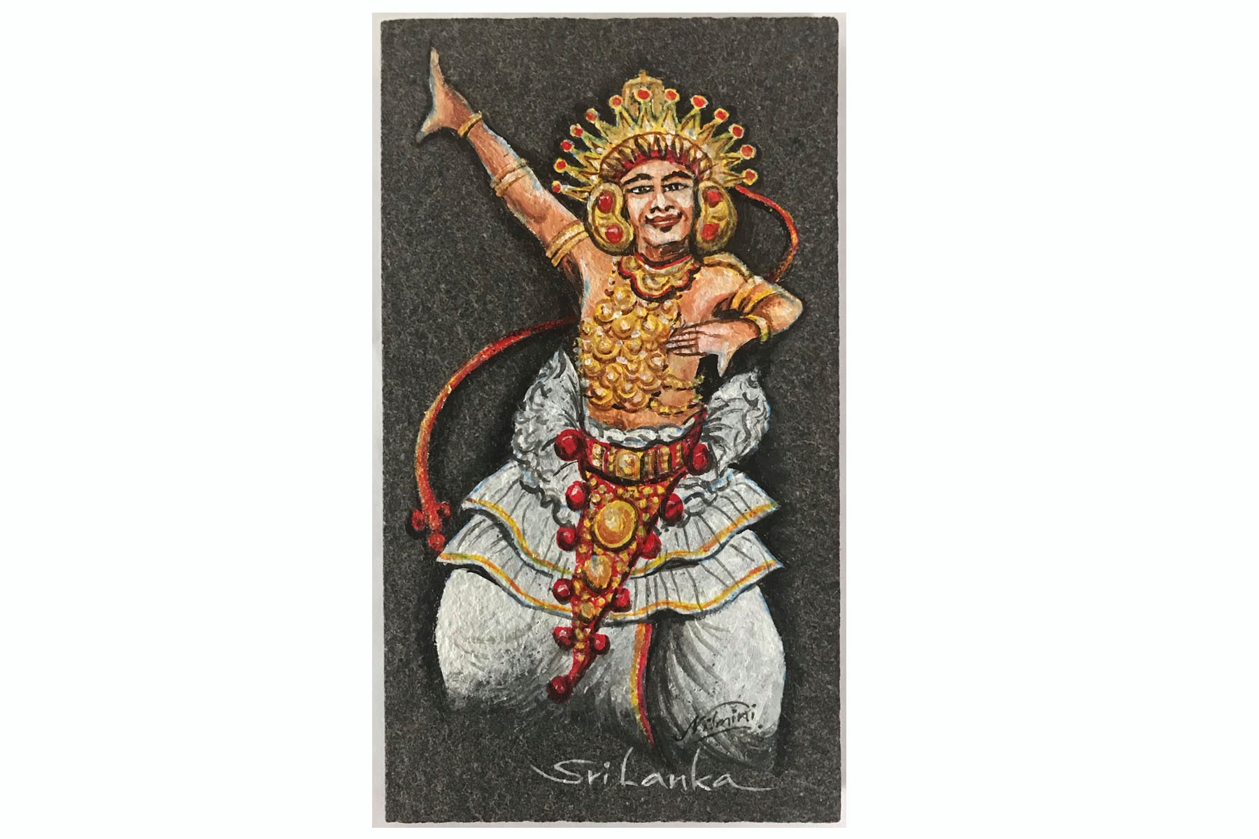 Kandyan Dancer by H Mapalagama