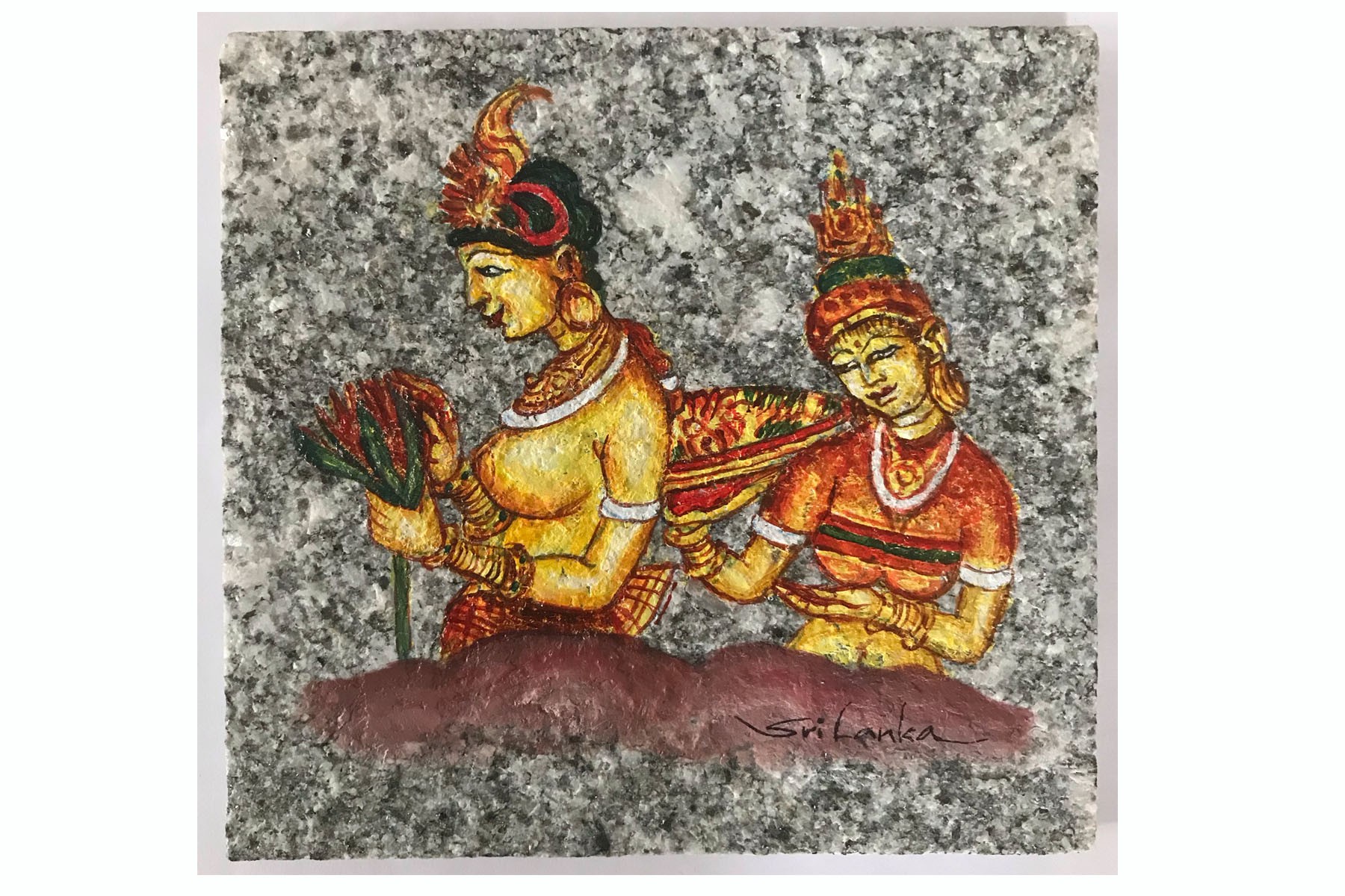 Sigiriya Frescos by H Mapalagama