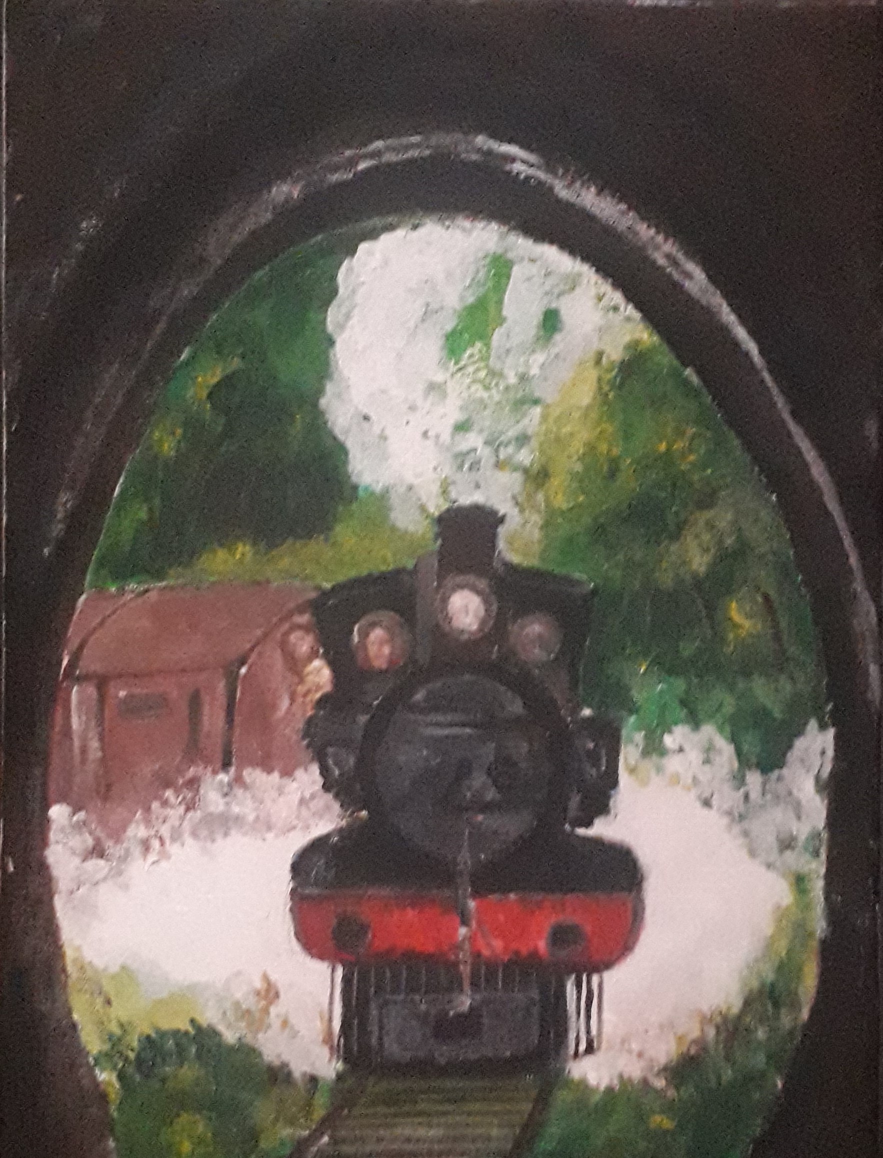 Steam Engine Train by Simpson David