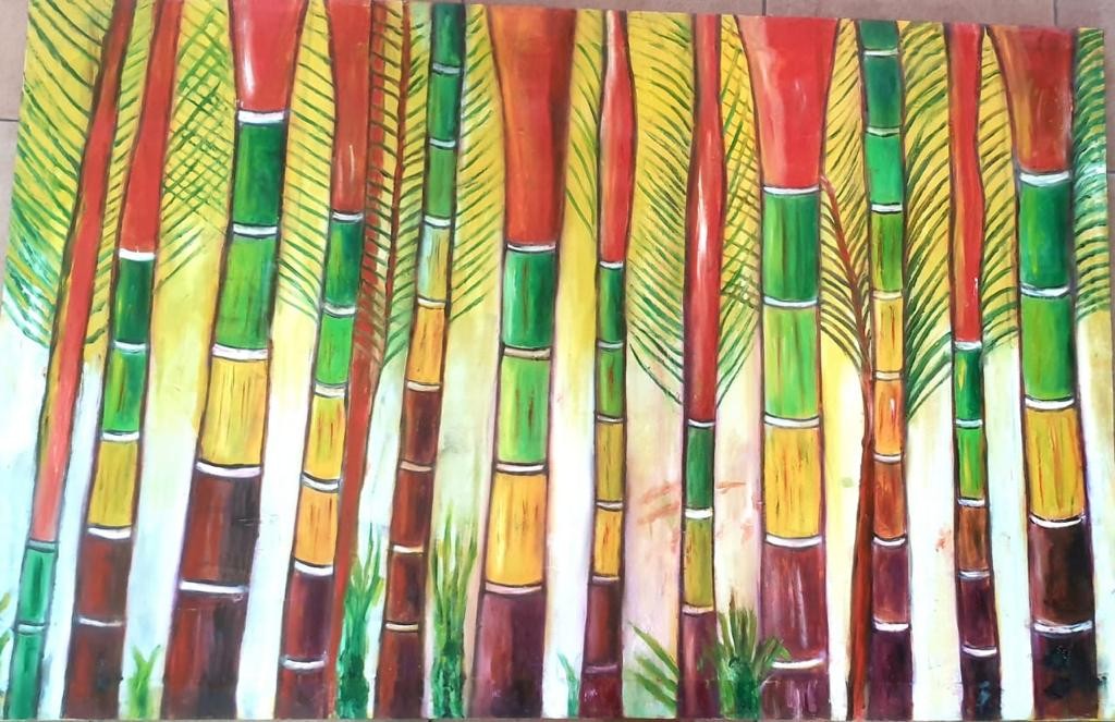 Lipstick Palm Tree by Shamini Pushparaj