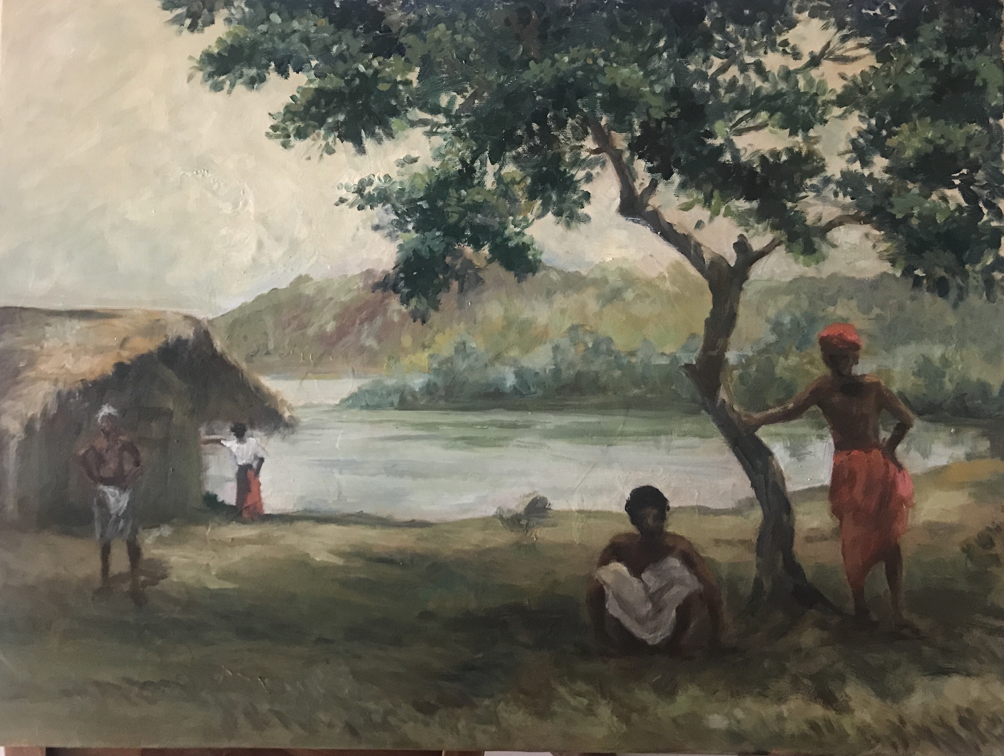 Village in Ceylon by Thilini De Simon