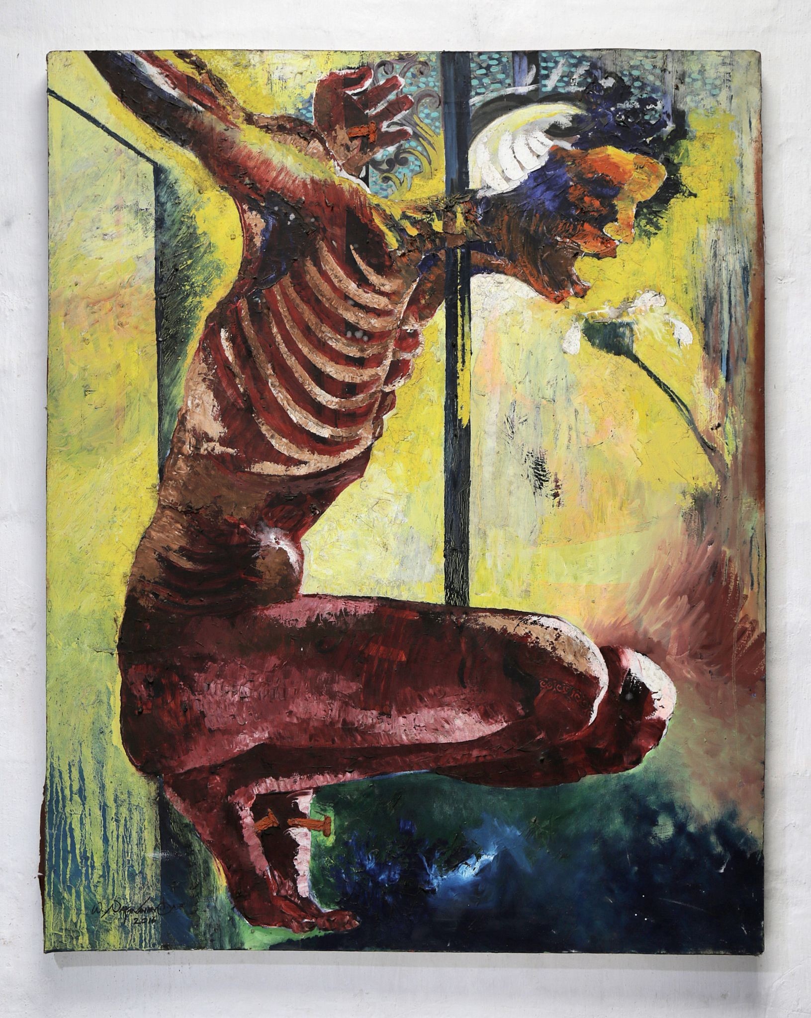 Crucifixion by Nayanananda Wijayakulathileka