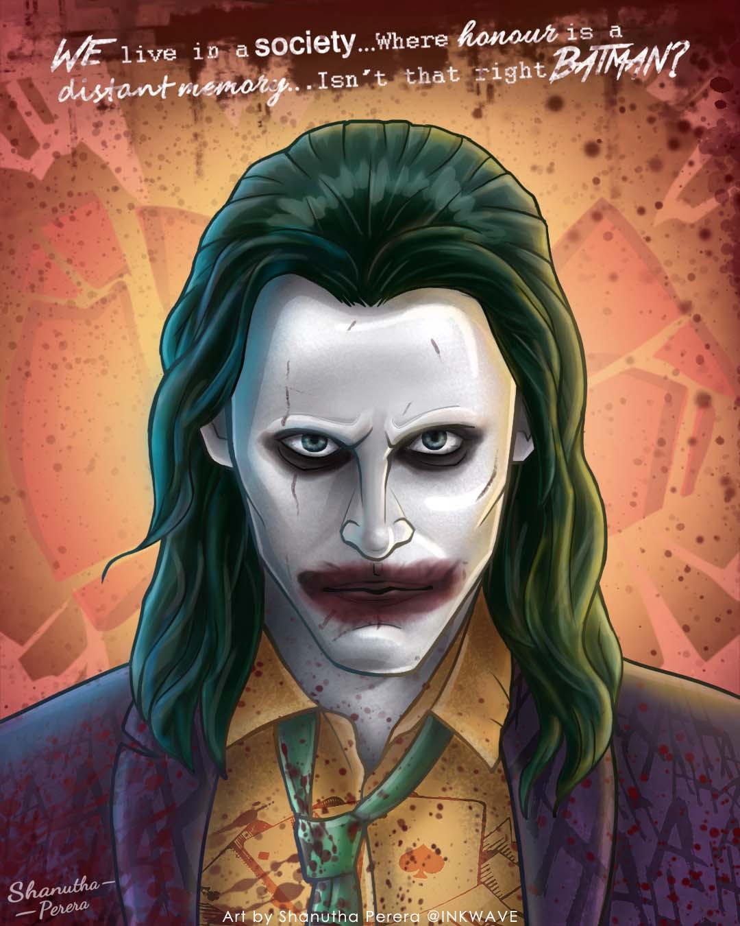 Joker(ZSJL)- Art Print by Shanutha Perera