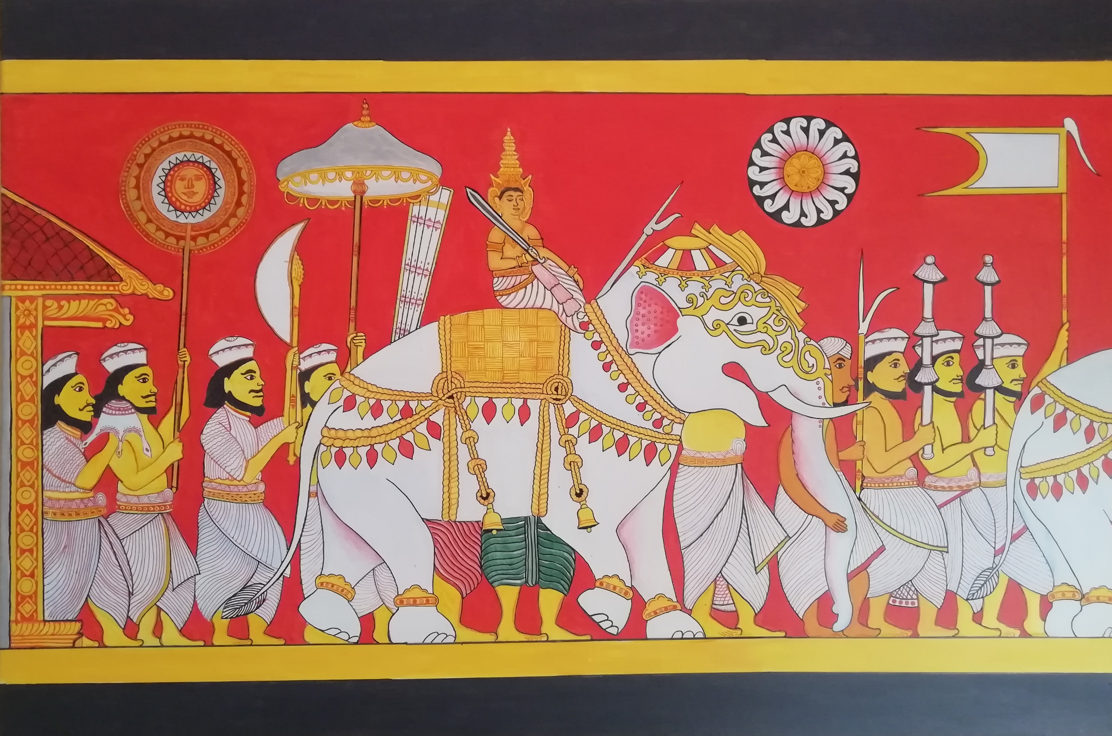 Traditional Painting by Nishan Gunawardana