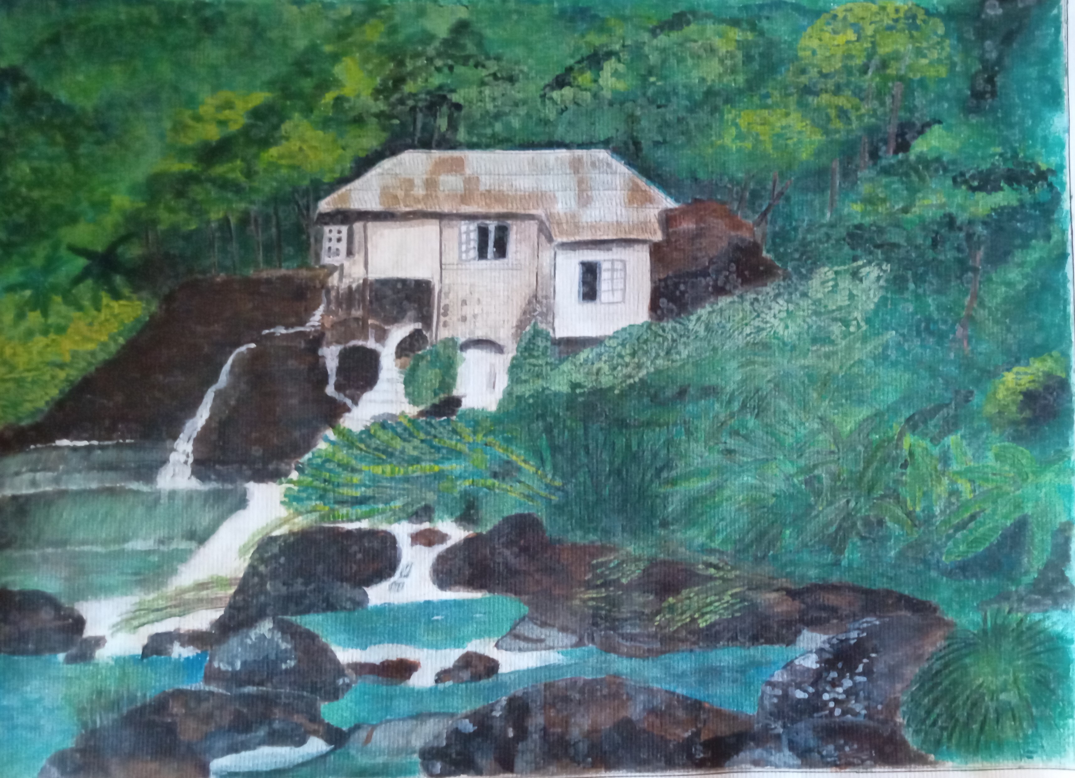 Mill in the Forest. by L.A.R.Harsha De Silva
