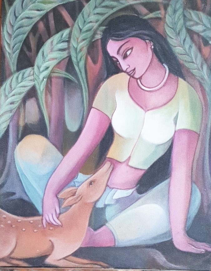 Painting by Upul Jayashantha